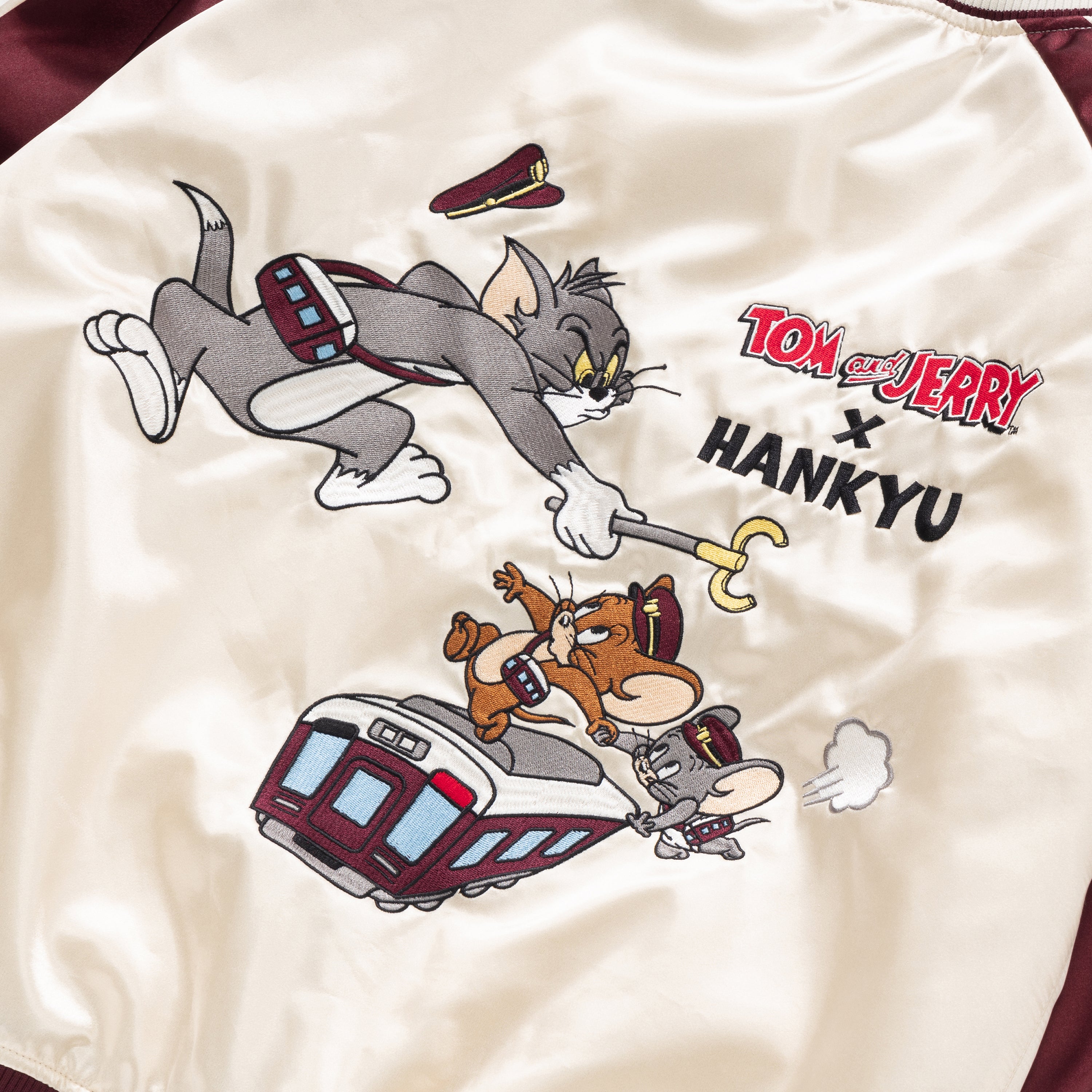 【キャンセル分再販売】トムとジェリー×阪急電車 スカジャン