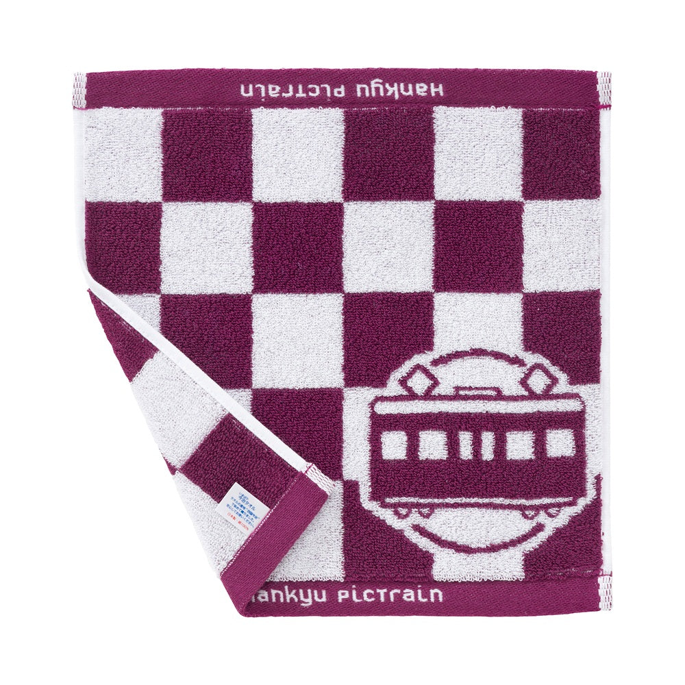 HPT タオルハンカチ(ブロックチェック)
