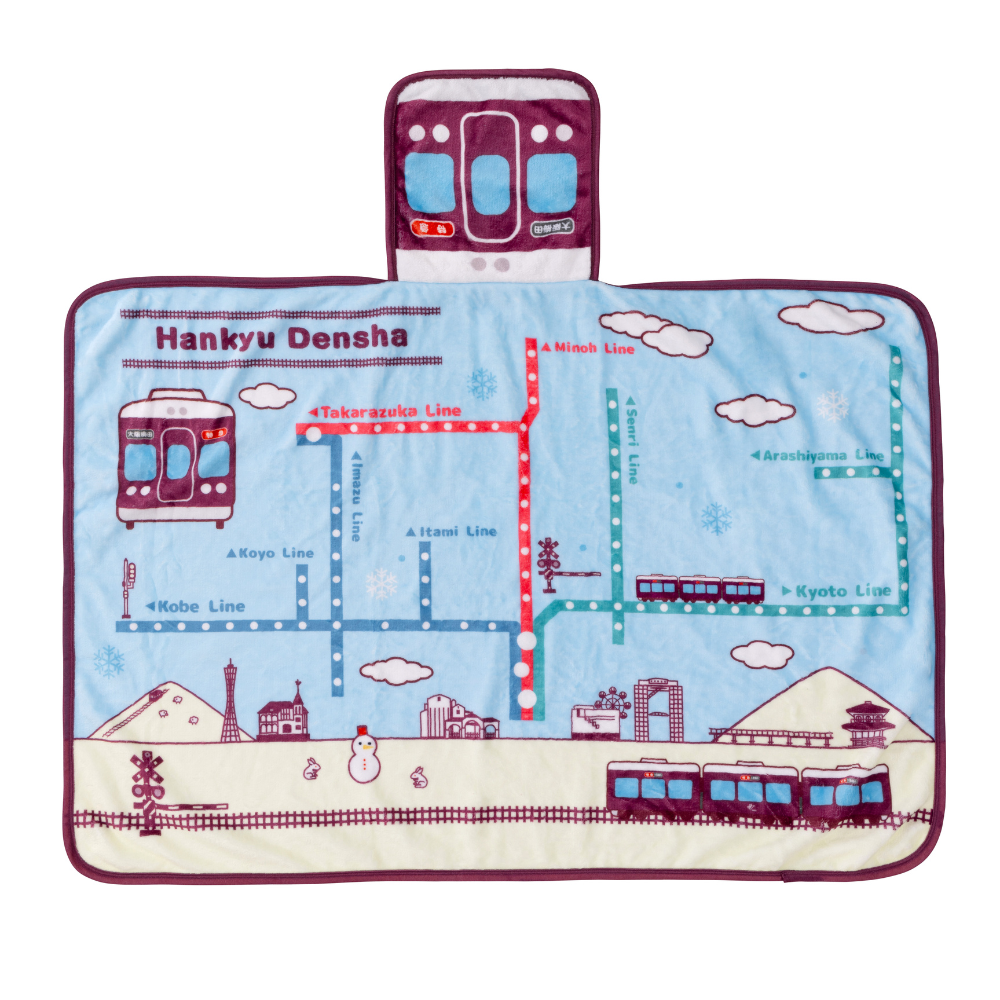 ミニクッションブランケット