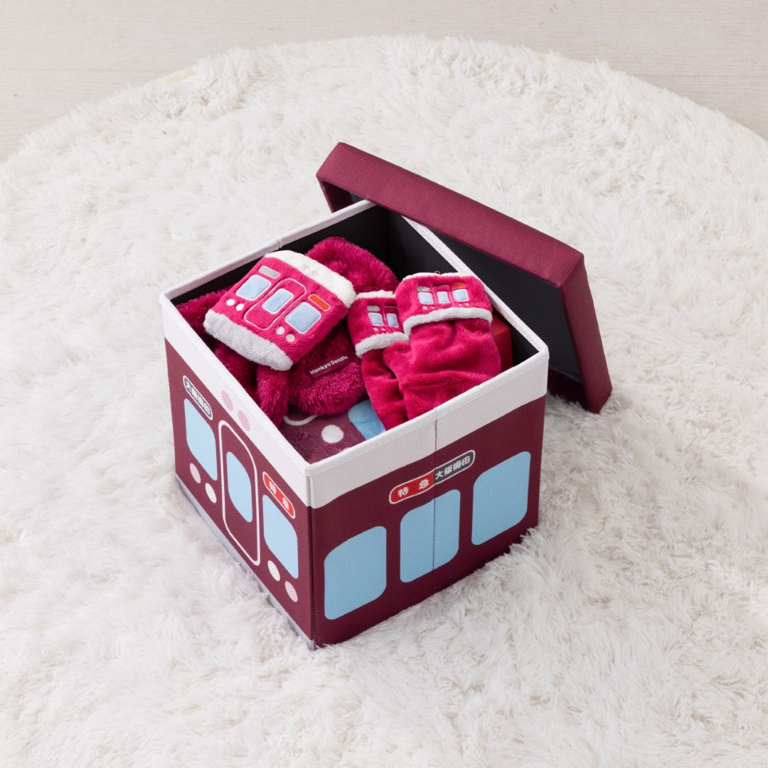 座れる折りたためる収納BOX