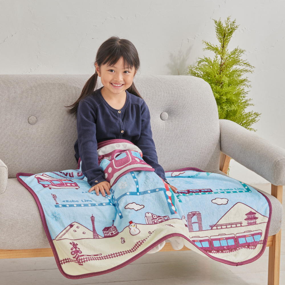 ミニクッションブランケット