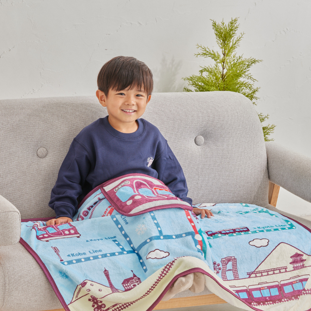 ミニクッションブランケット