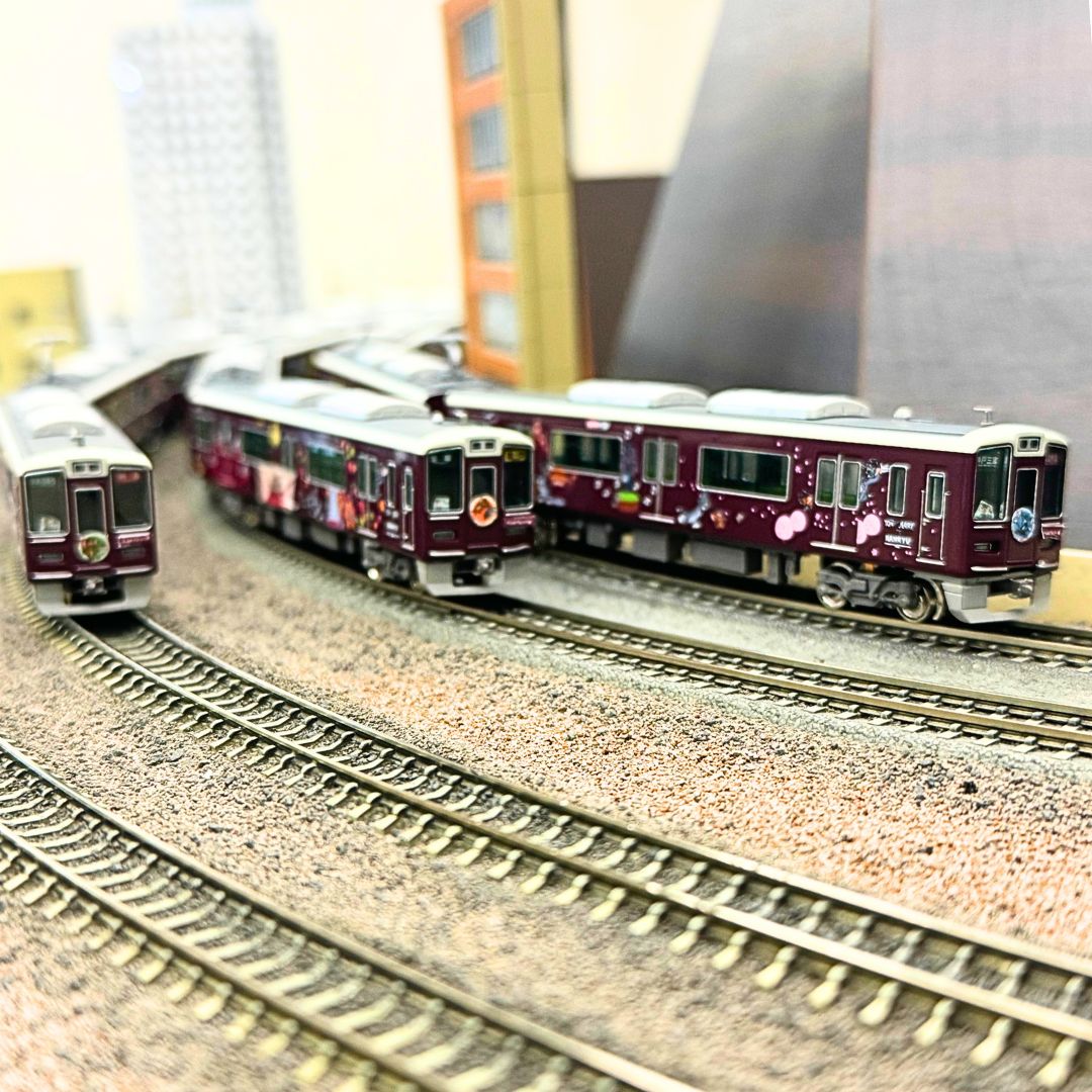 【キャンセル分再販売】【特典つき】鉄道模型阪急1000系(宝塚線・トムとジェリー号)8両編成セット(動力付き)