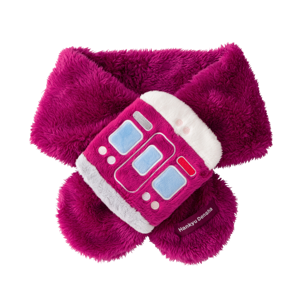 阪急電車 キッズぬいぐるみマフラー こども用 ジュニア用 – HANKYU