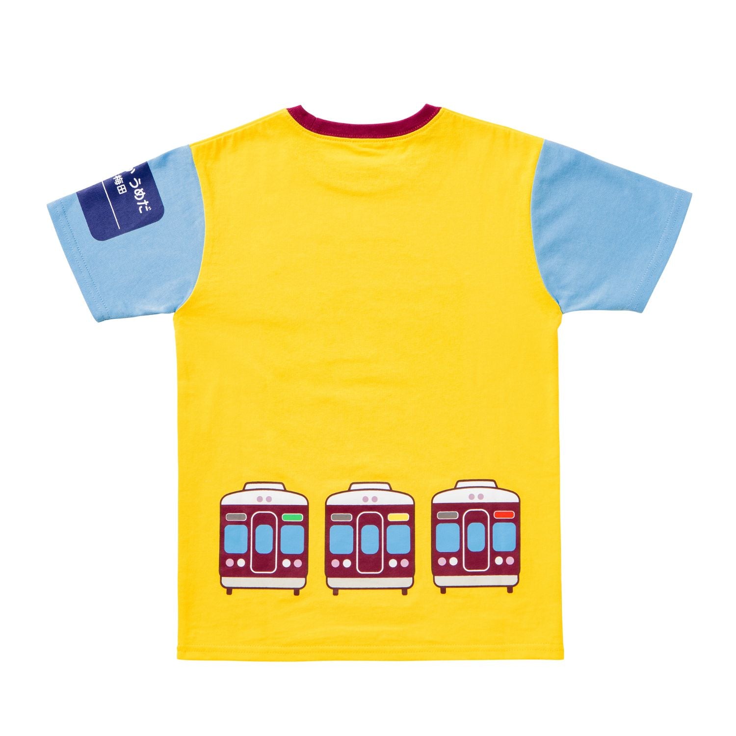 キッズTシャツ(正面イエロー×ブルー)