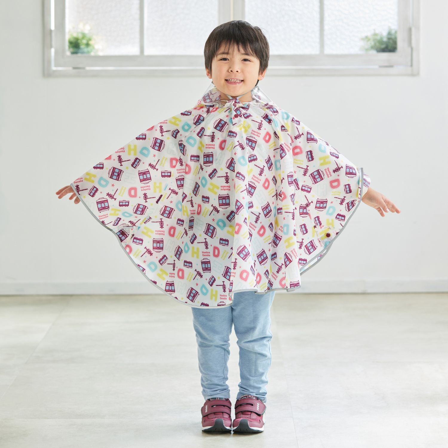 キッズレインポンチョ
