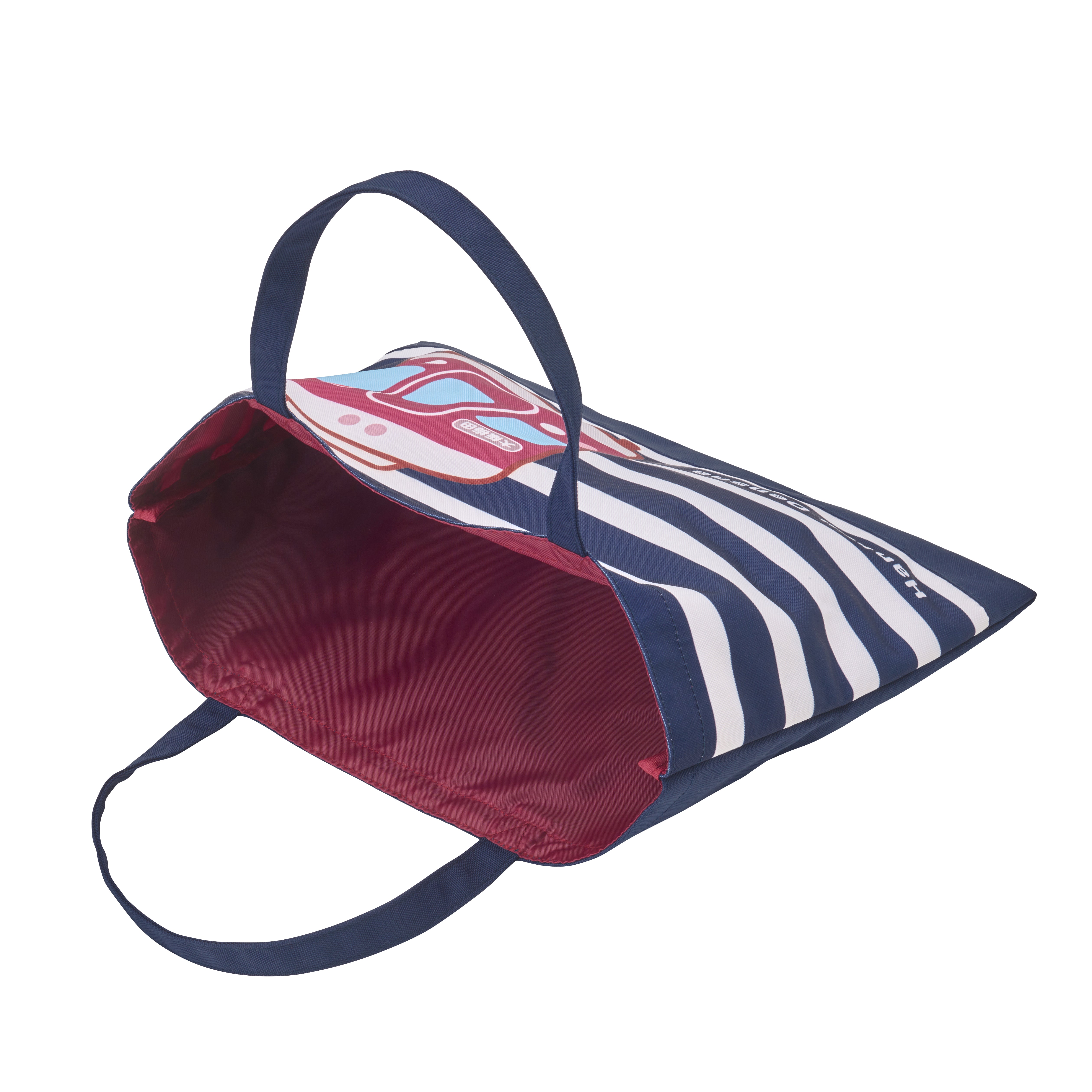 レッスンバッグ(紺白ボーダー)