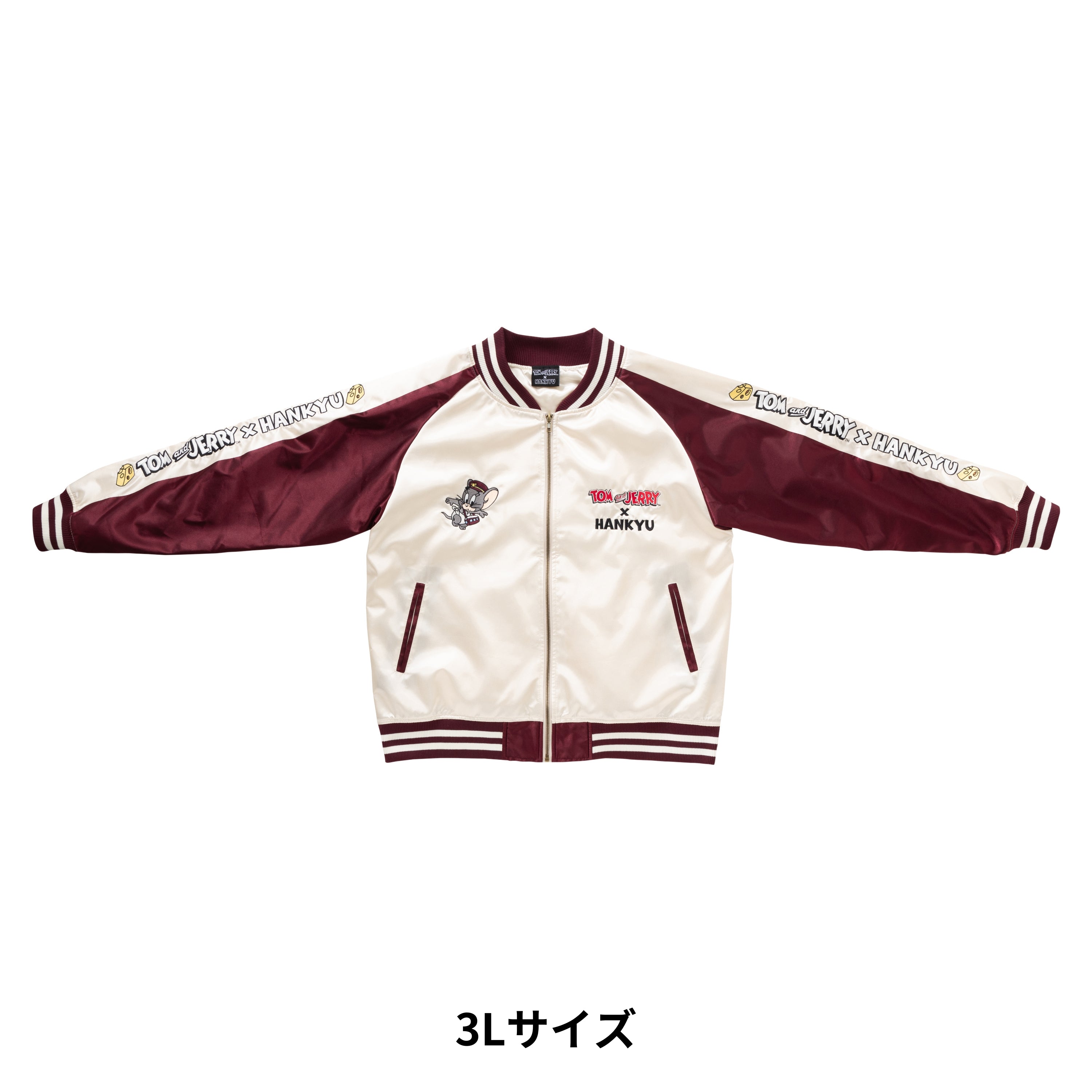 【キャンセル分再販売】トムとジェリー×阪急電車 スカジャン