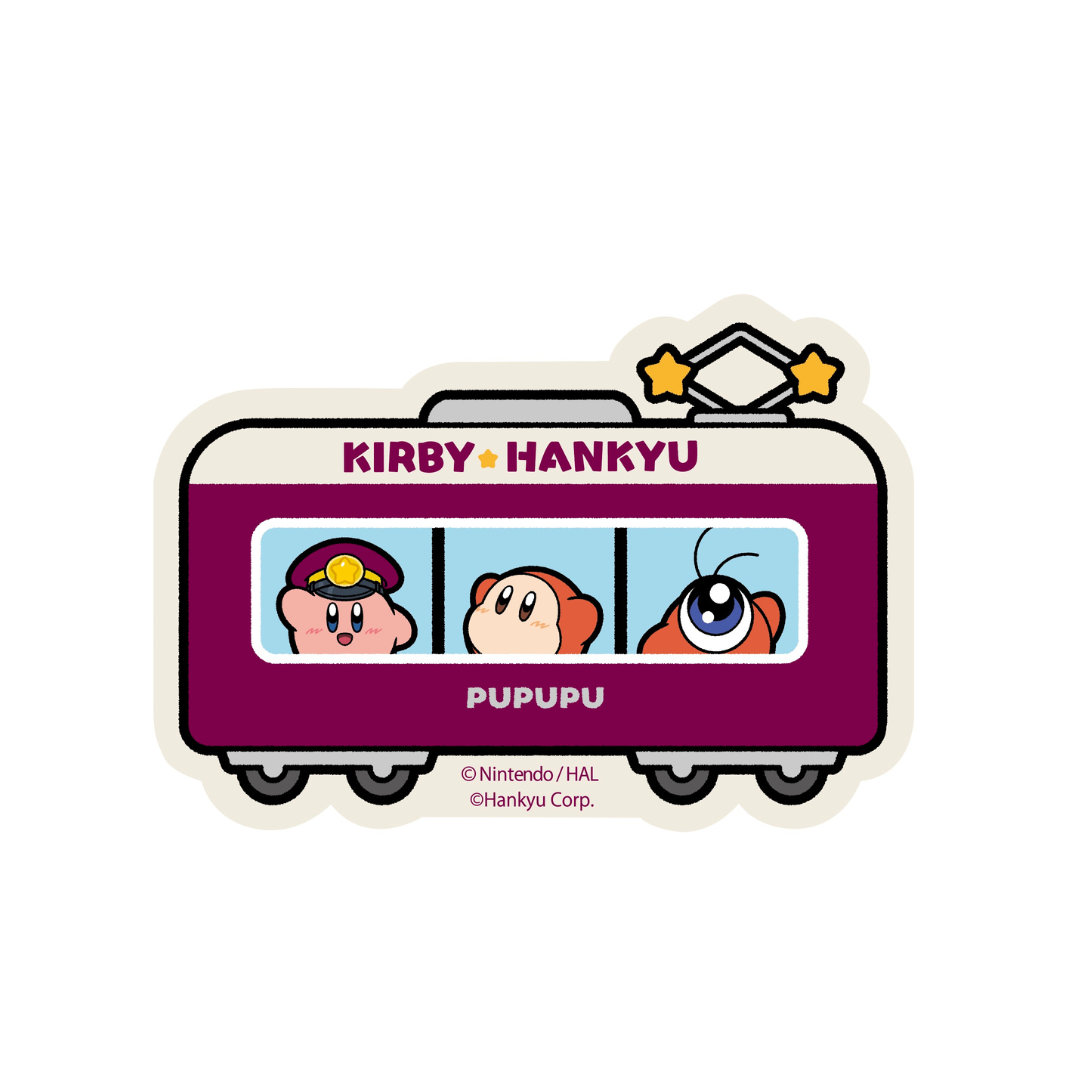 星のカービィ×阪急電車 ステッカー(ランダム12種)単品
