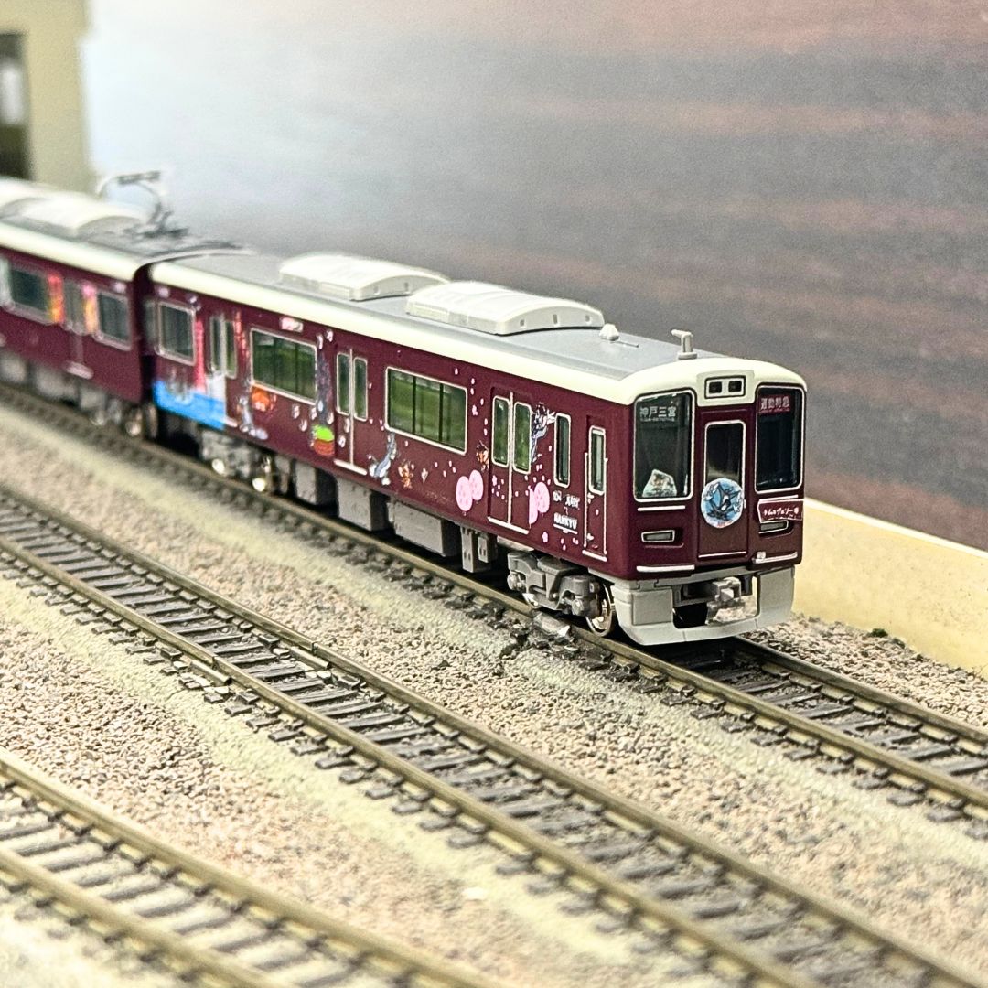 【キャンセル分再販売】【特典つき】鉄道模型阪急1000系(神戸線・トムとジェリー号)8両編成セット(動力付き)