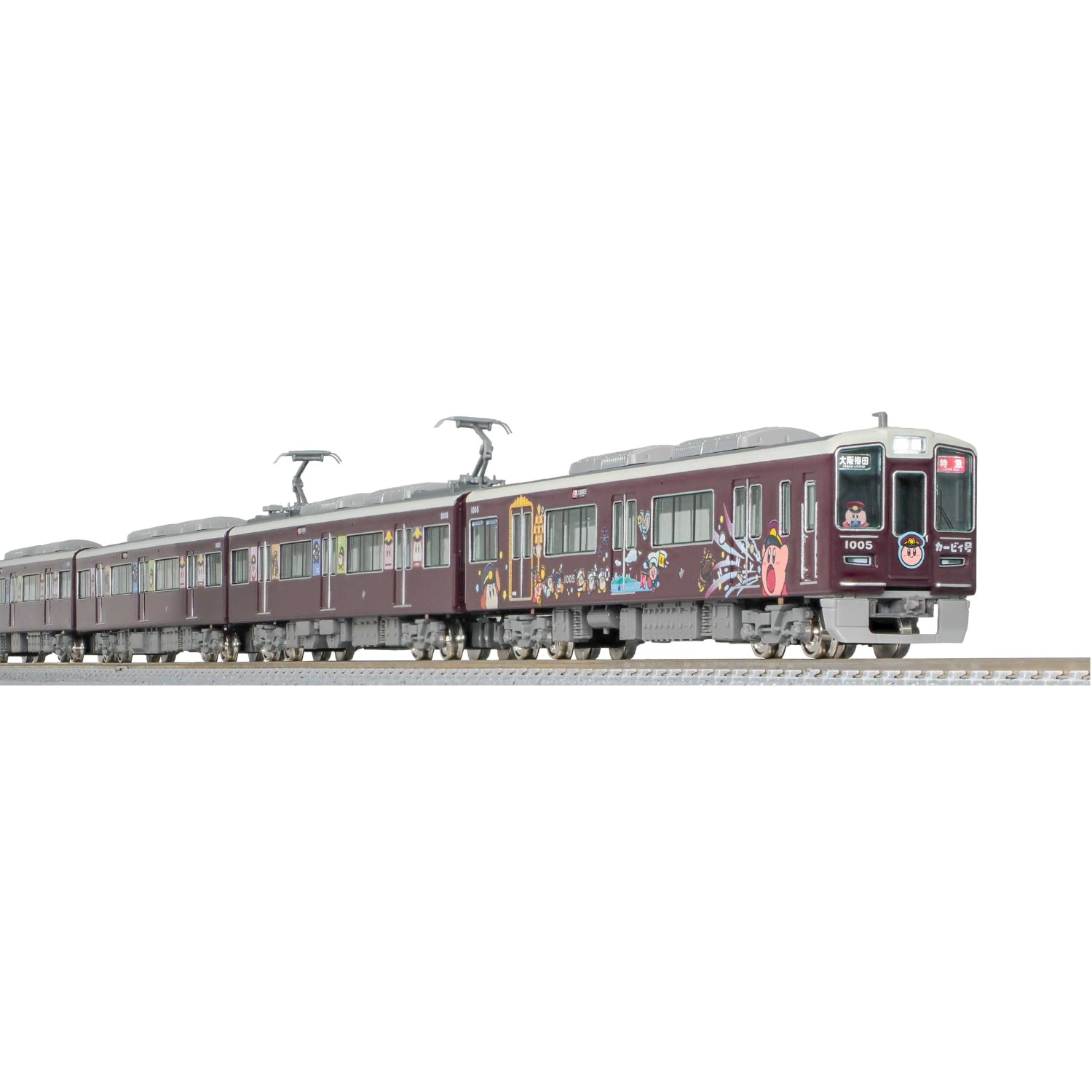 【受注生産】【特典つき】鉄道模型阪急1000系(カービィ号・神戸線)8両編成セット(動力付き)