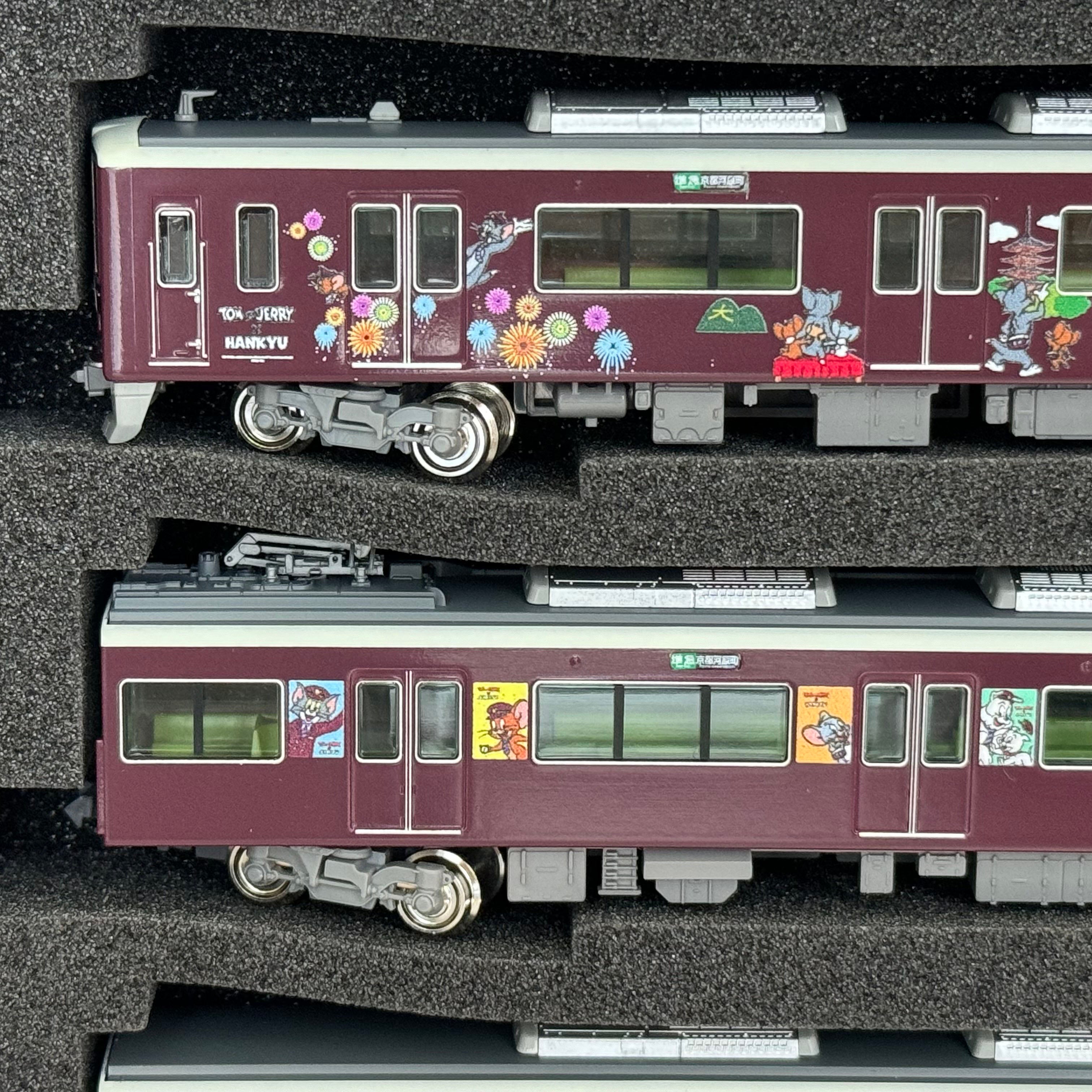 【キャンセル分再販売】【特典つき】鉄道模型阪急1300系(京都線・トムとジェリー号)8両編成セット(動力付き)