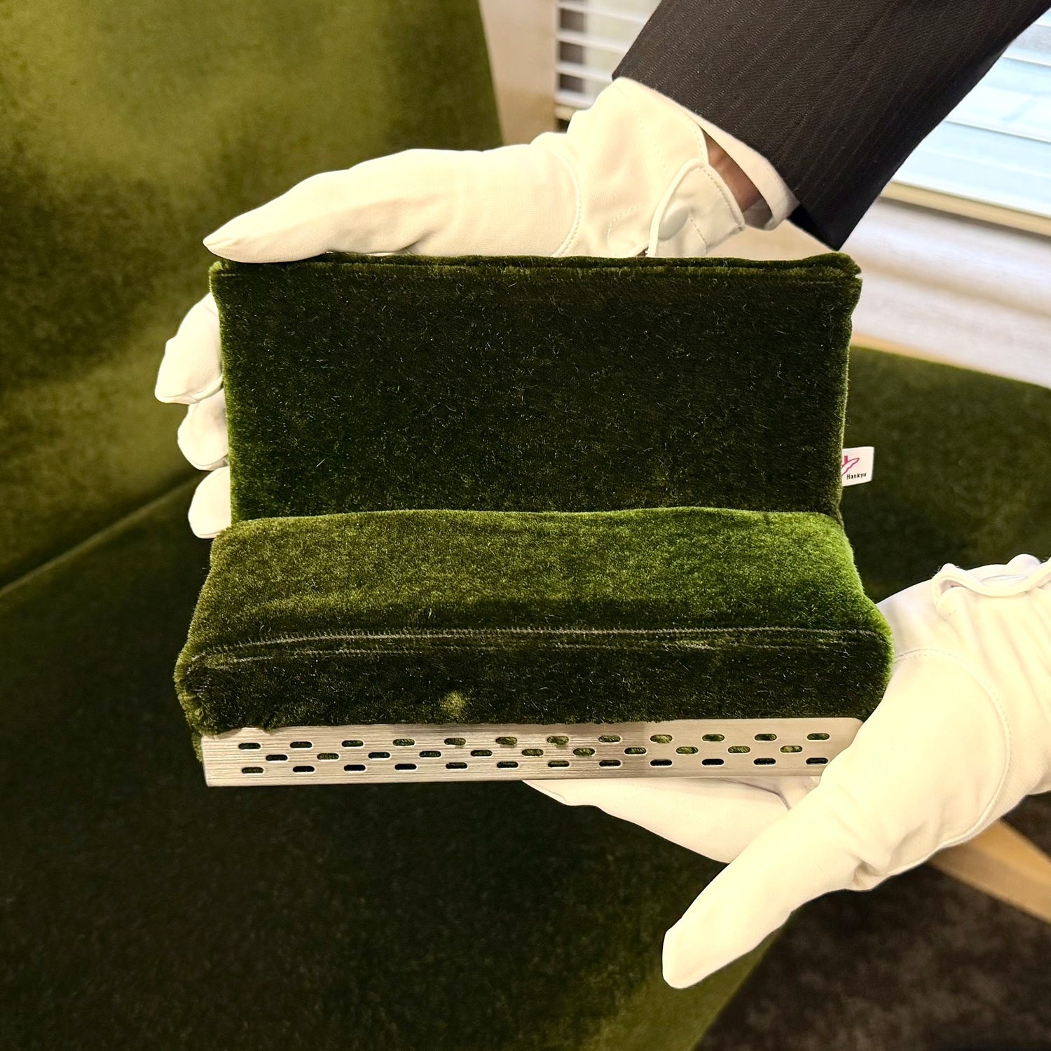 【受注生産】阪急電車ミニチュアロングシート(ゴールデンオリーブ)