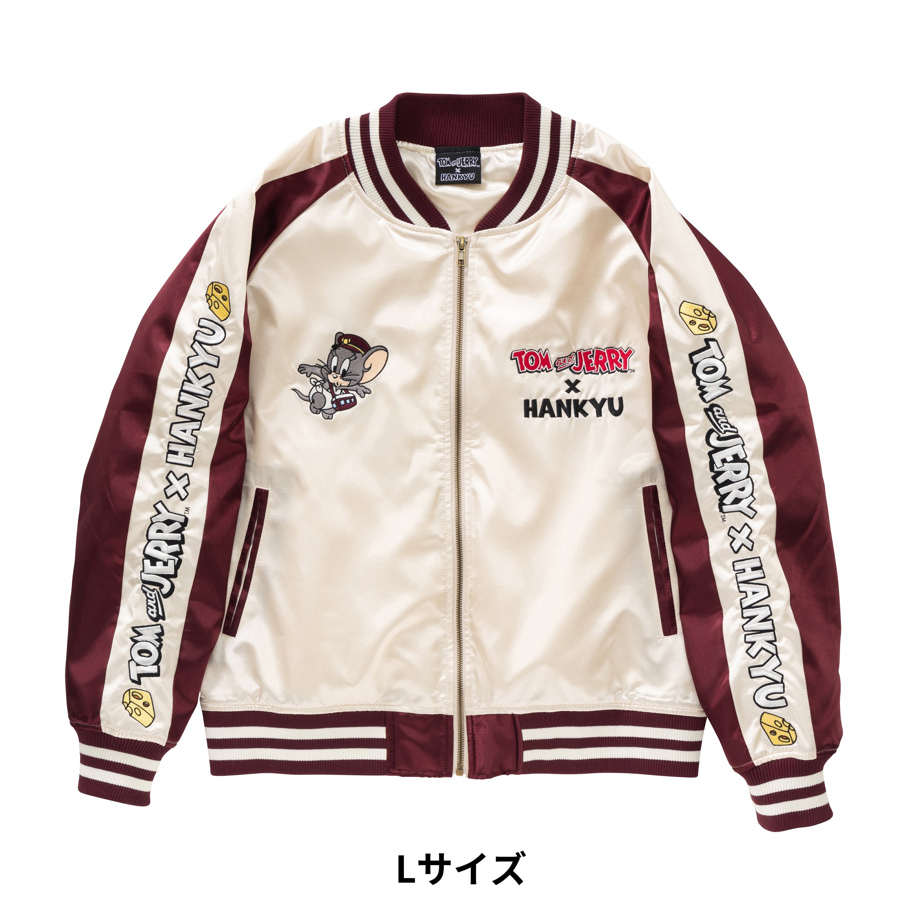 【キャンセル分再販売】トムとジェリー×阪急電車 スカジャン