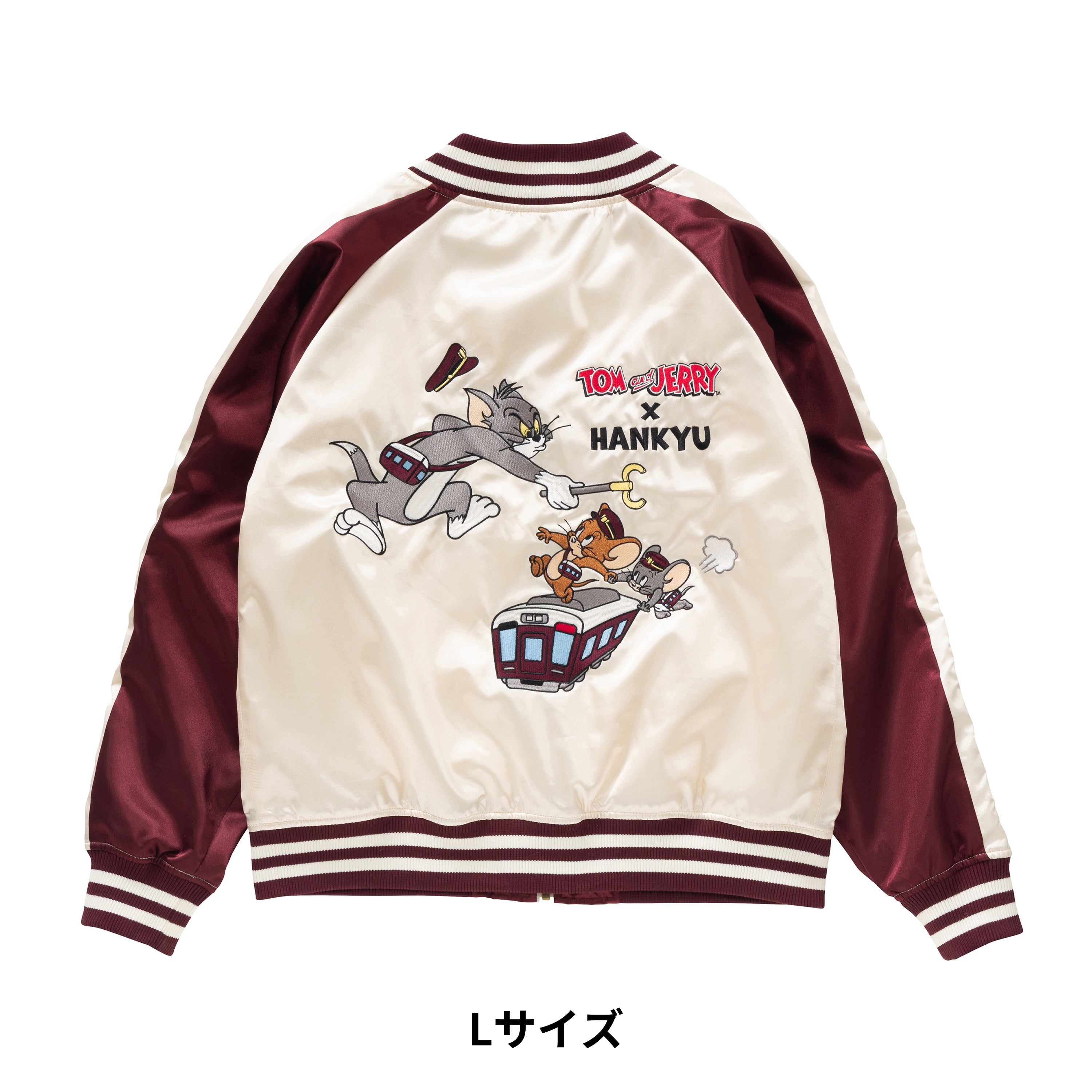 【キャンセル分再販売】トムとジェリー×阪急電車 スカジャン