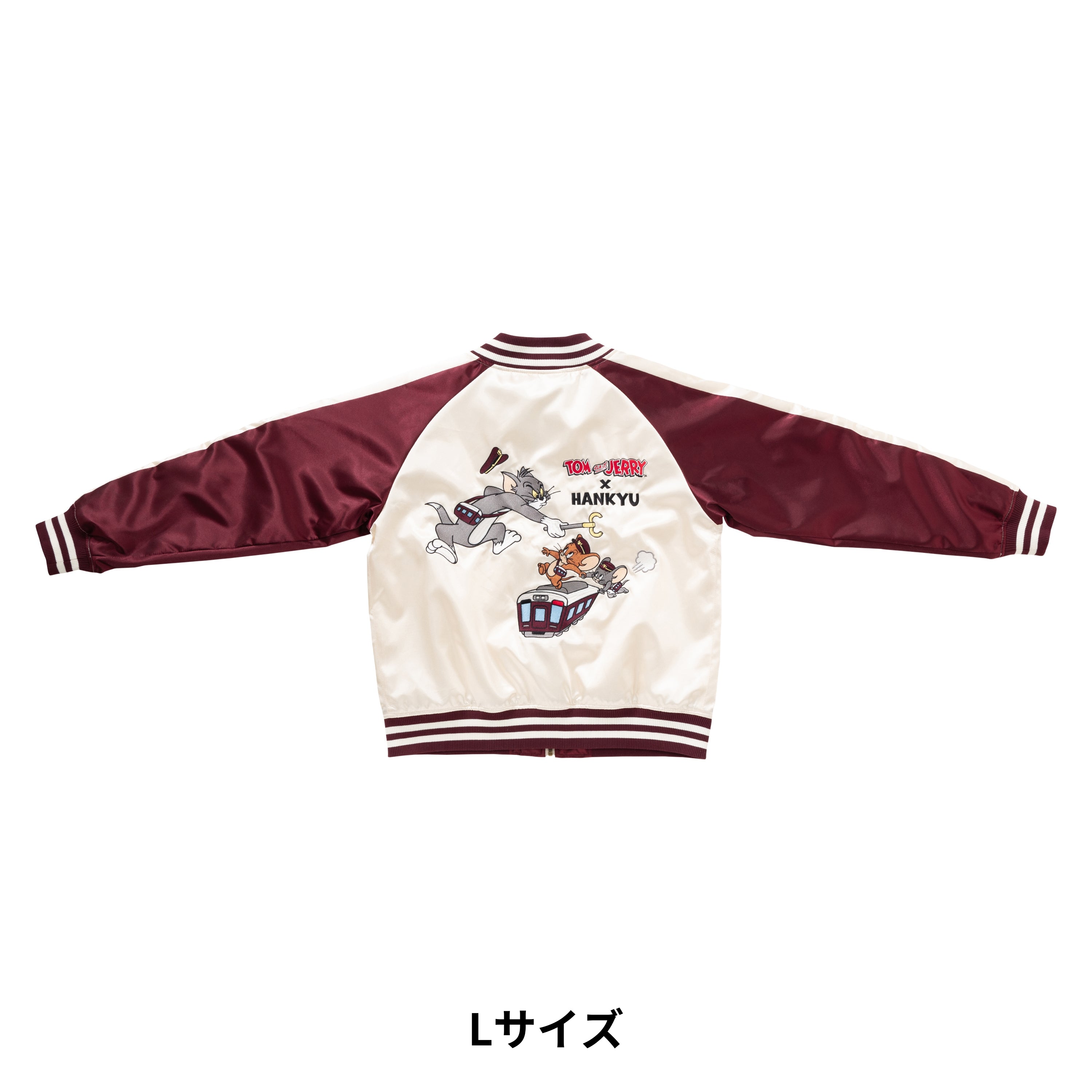 【キャンセル分再販売】トムとジェリー×阪急電車 スカジャン