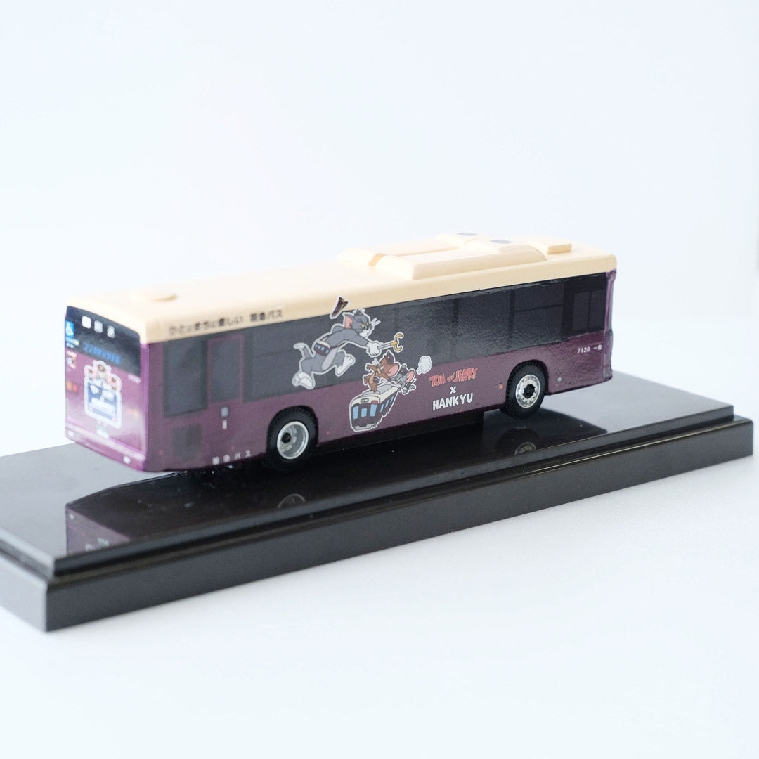【再販売】「トムとジェリー×阪急電車」コラボラッピングバス1/80ディスプレイモデル 7120号車(伊丹)