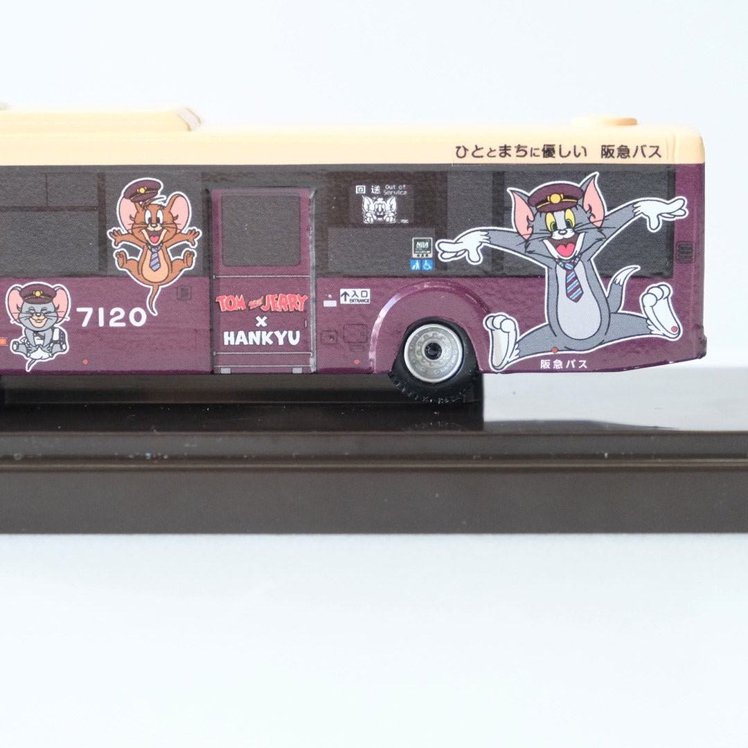 【再販売】「トムとジェリー×阪急電車」コラボラッピングバス1/80ディスプレイモデル 7120号車(伊丹)