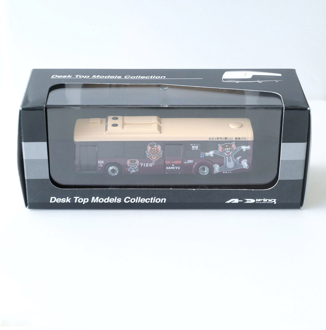 【再販売】「トムとジェリー×阪急電車」コラボラッピングバス1/80ディスプレイモデル 7120号車(伊丹)