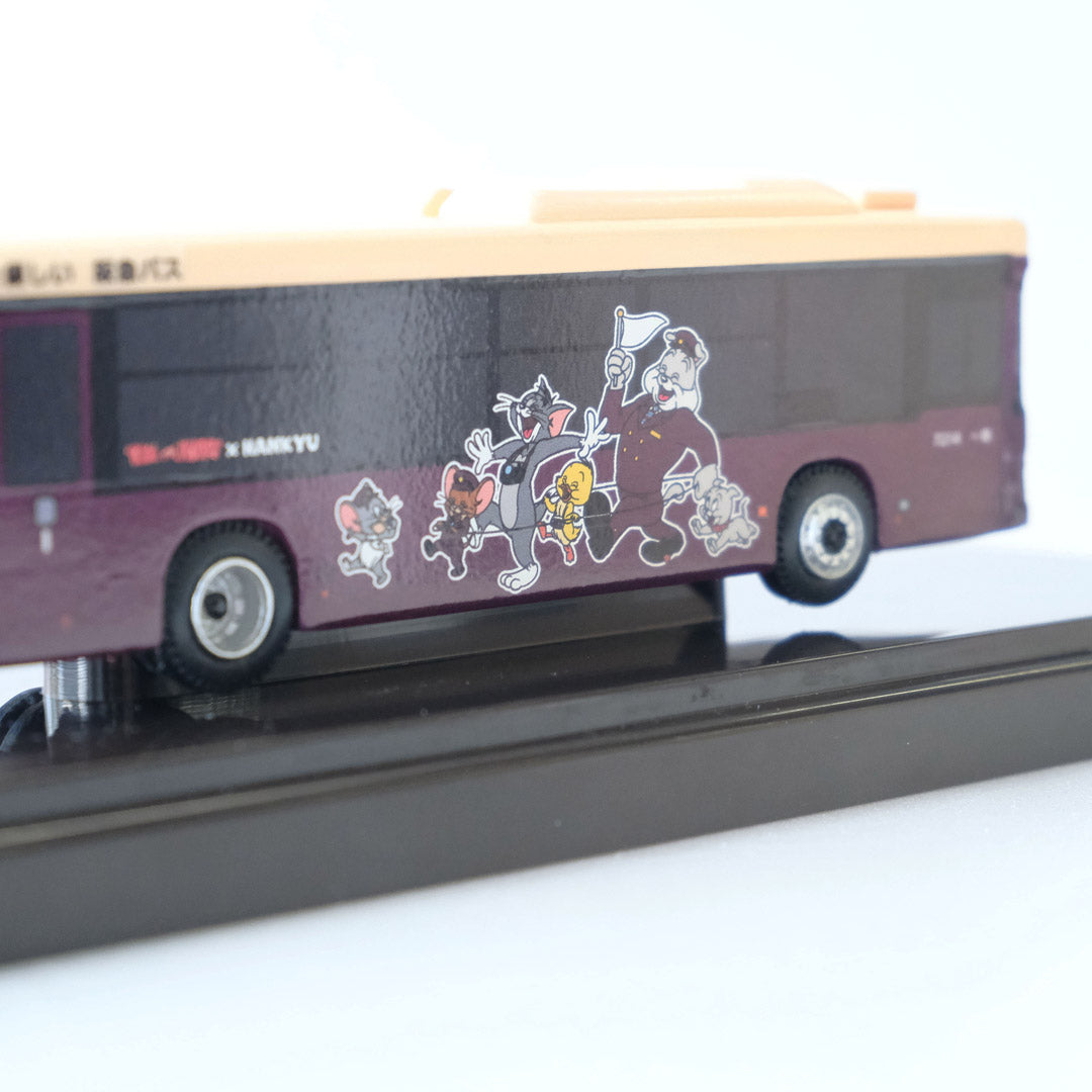 【再販売】「トムとジェリー×阪急電車」コラボラッピングバス1/80ディスプレイモデル 7214号車(千里)