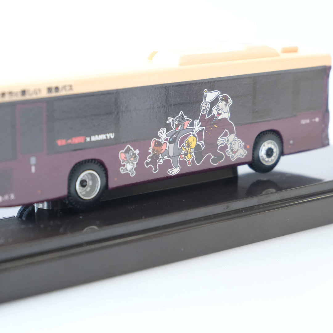 【再販売】「トムとジェリー×阪急電車」コラボラッピングバス1/80ディスプレイモデル 7214号車(千里)