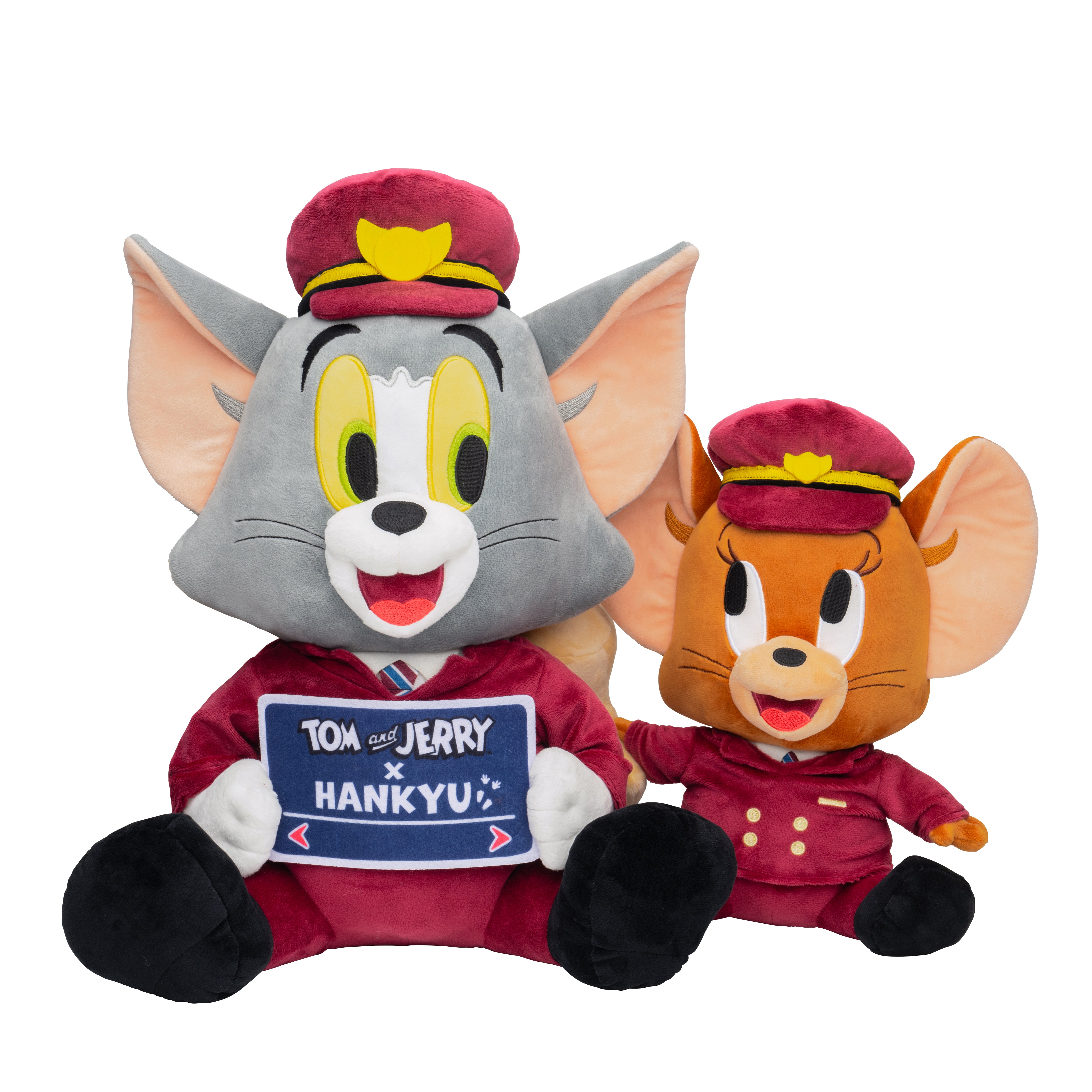 【キャンセル分再販売】【特典1枚つき】トムとジェリー×阪急電車 添乗ぬいぐるみ(トムとジェリー)