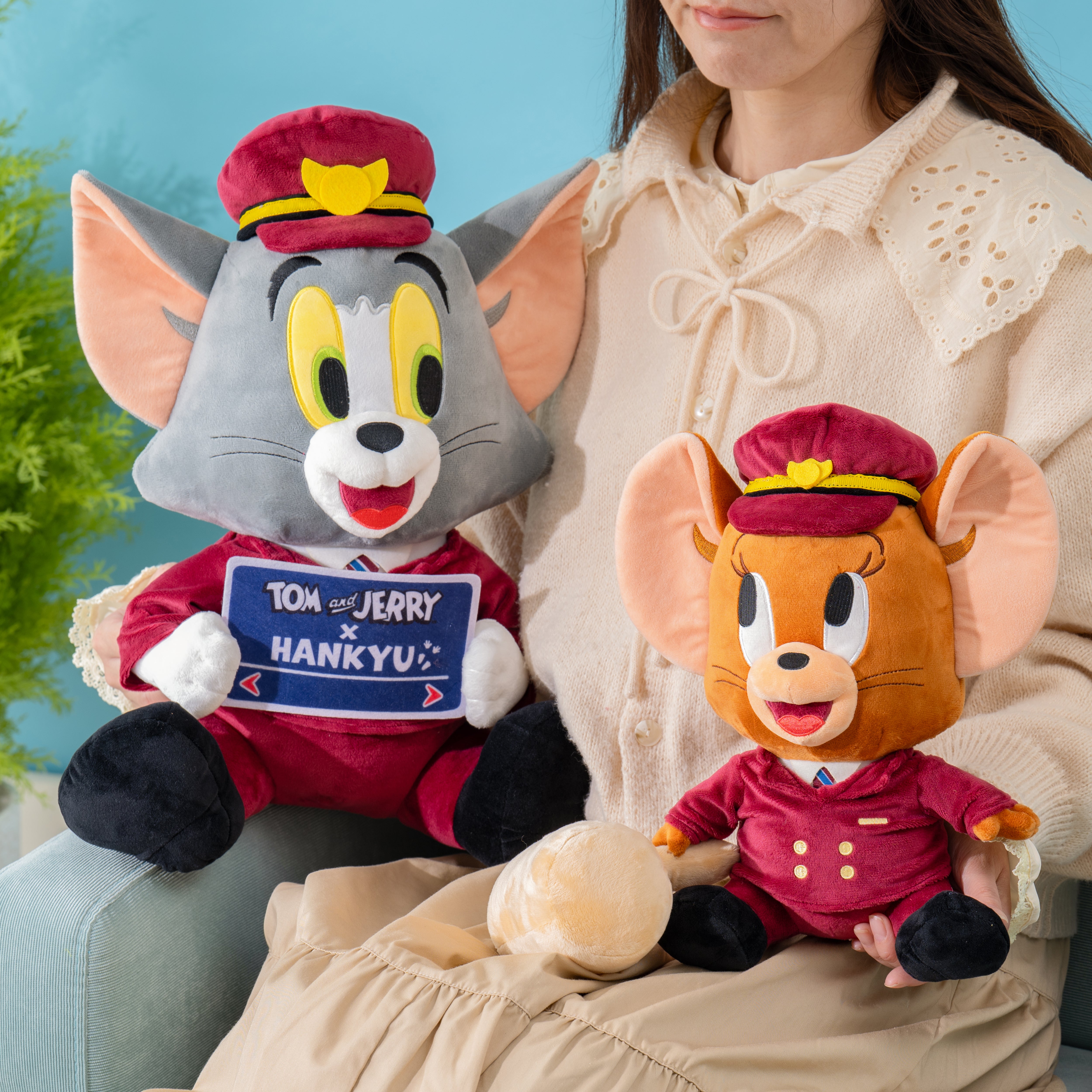 【キャンセル分再販売】【特典1枚つき】トムとジェリー×阪急電車 添乗ぬいぐるみ(トムとジェリー)