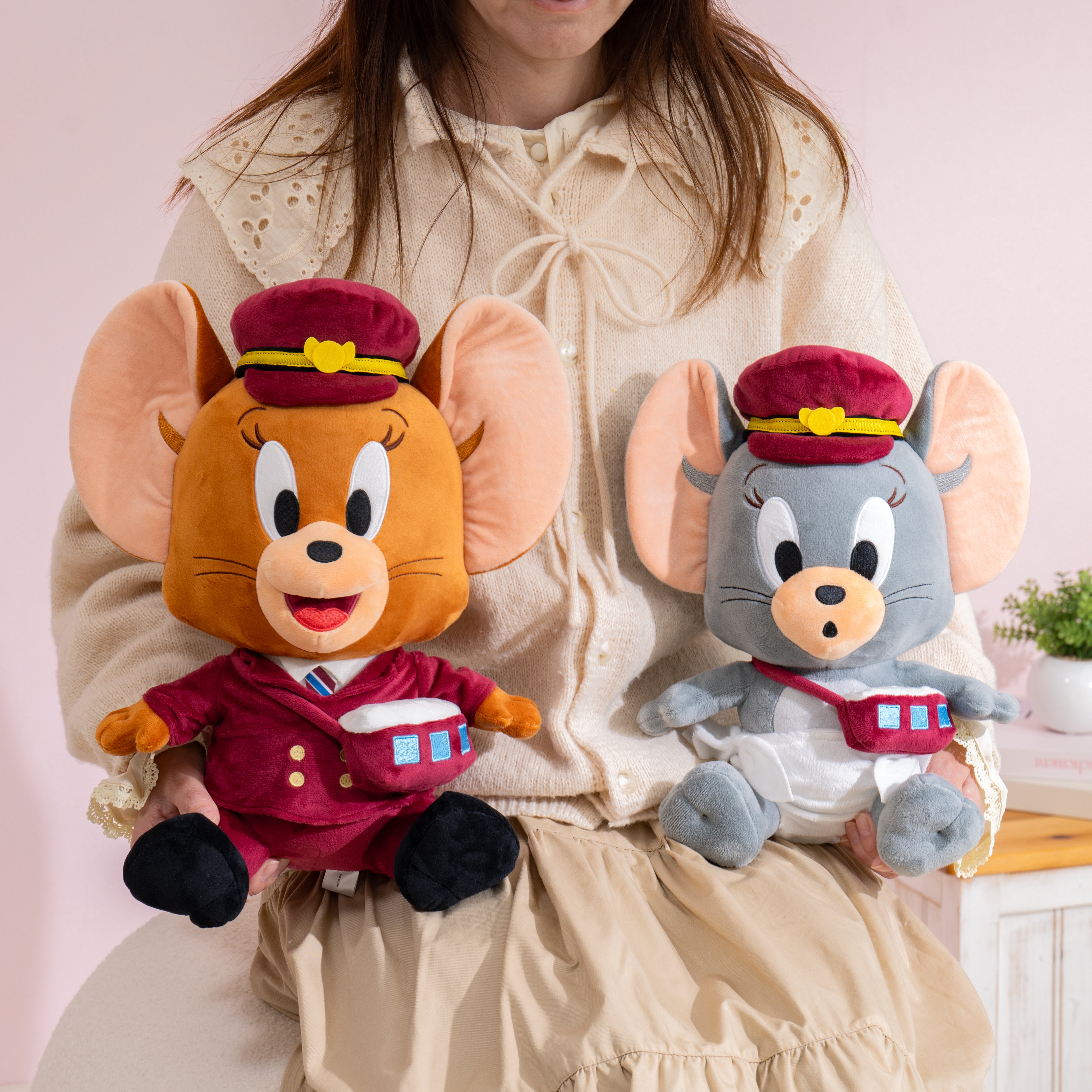 【キャンセル分再販売】【特典1枚つき】トムとジェリー×阪急電車 添乗ぬいぐるみ(ジェリーとタフィー)