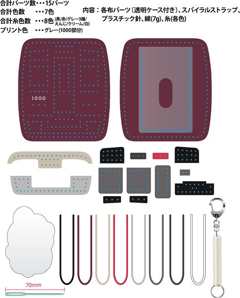 ソーイングパスでん阪急電車1000系
