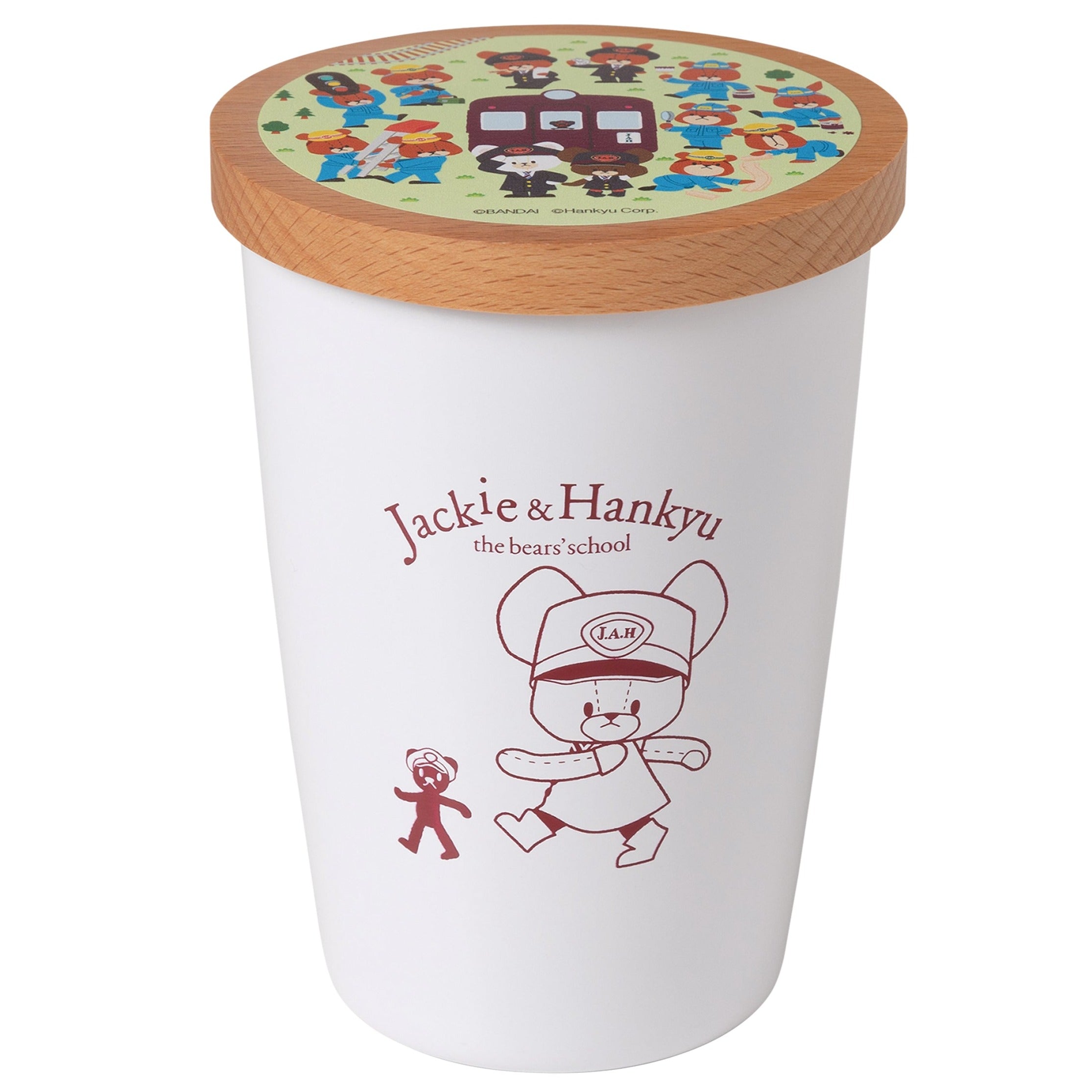 Jackie＆Hankyu 木蓋付き2Wayタンブラー(460ml)