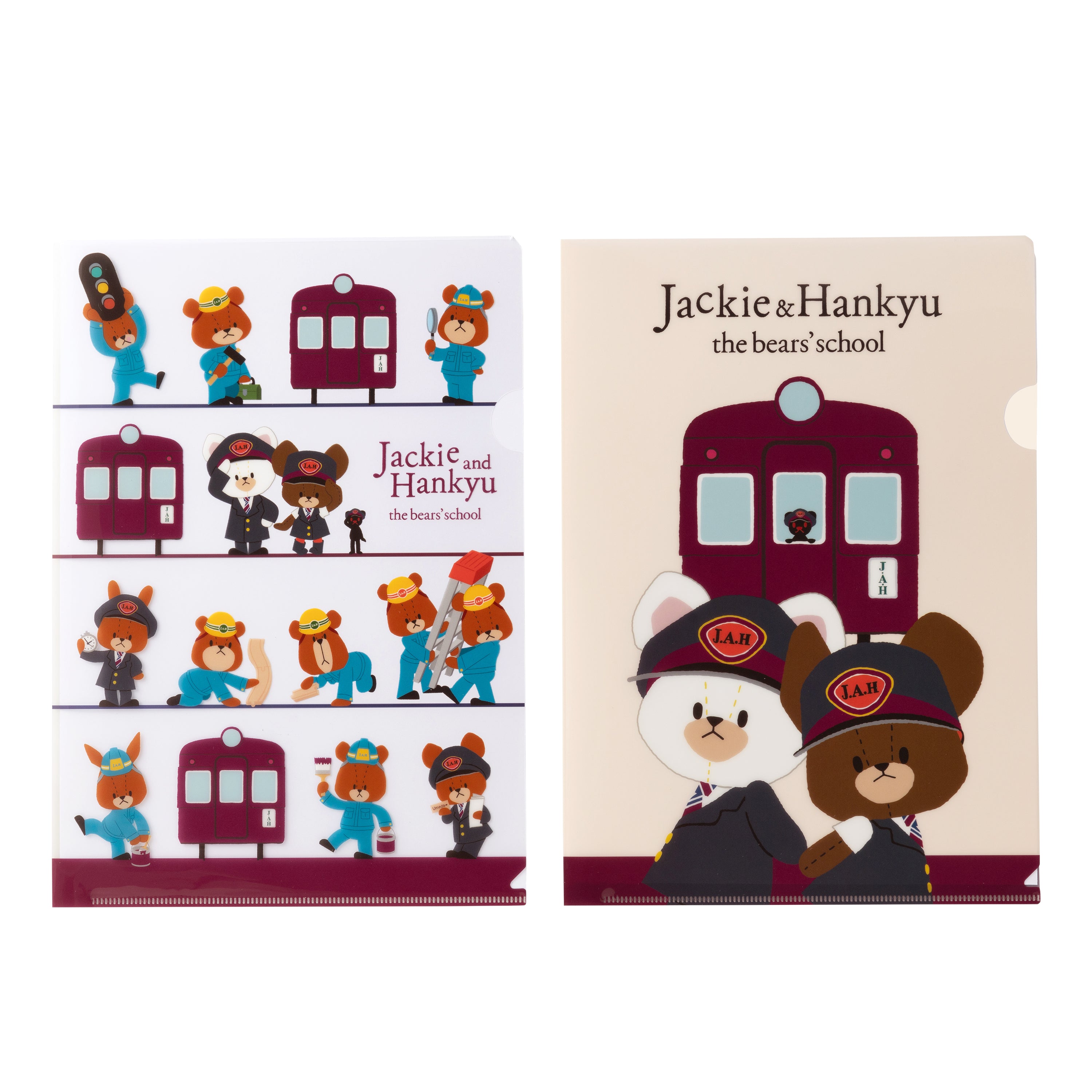 Jackie＆Hankyu A4クリアファイル2枚セット