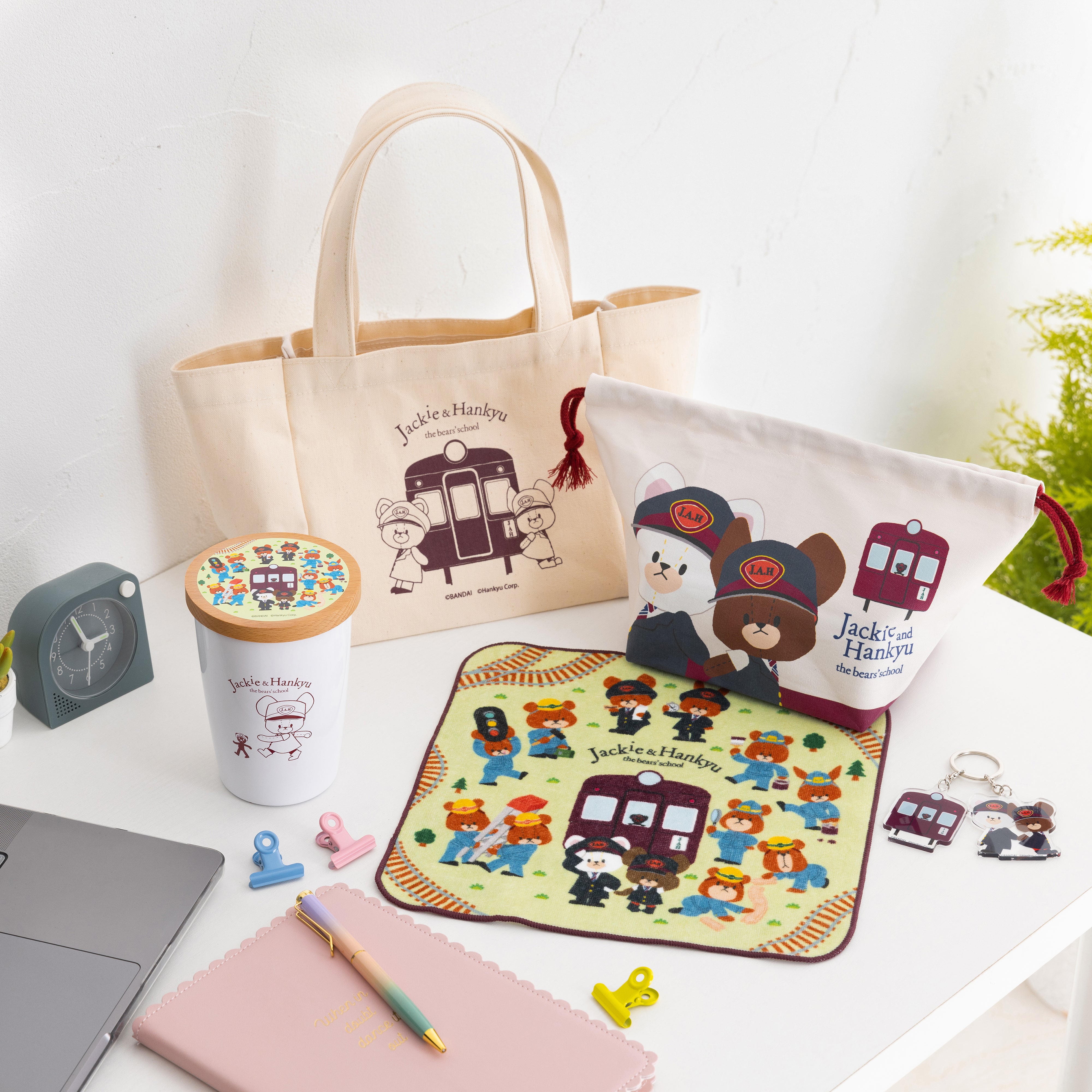 Jackie＆Hankyu ランチトートバッグ