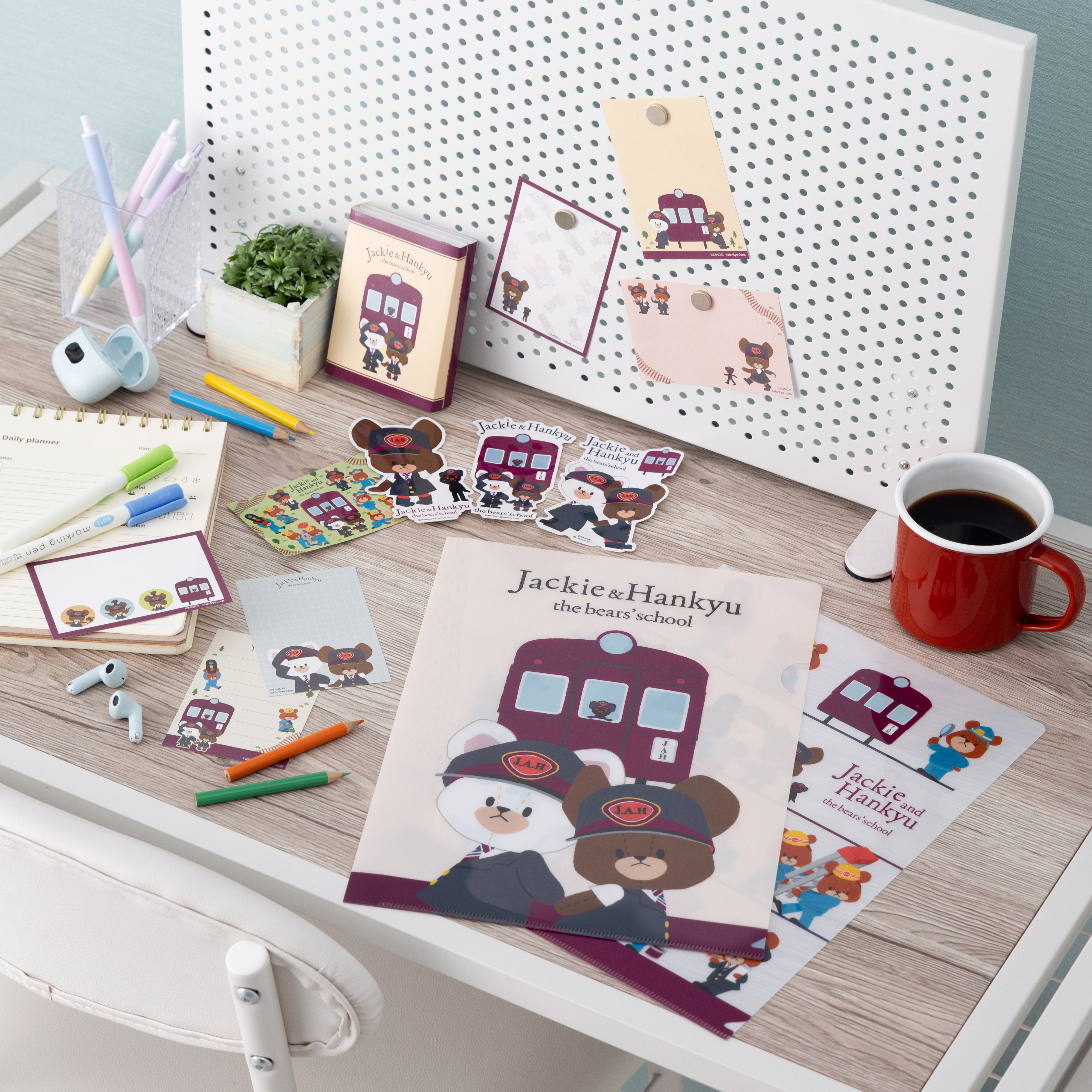 Jackie＆Hankyu A4クリアファイル2枚セット