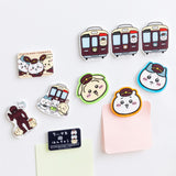【ちいかわ×阪急電車】阪急電車なトレーディングアクリルマグネット　単品(全10種)