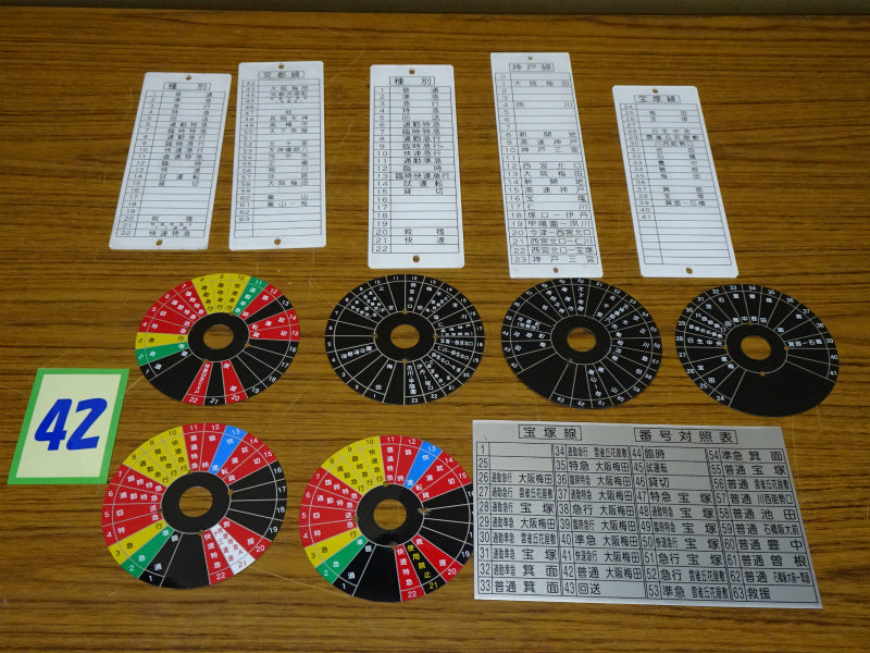 42　　表示幕銘板詰合せ