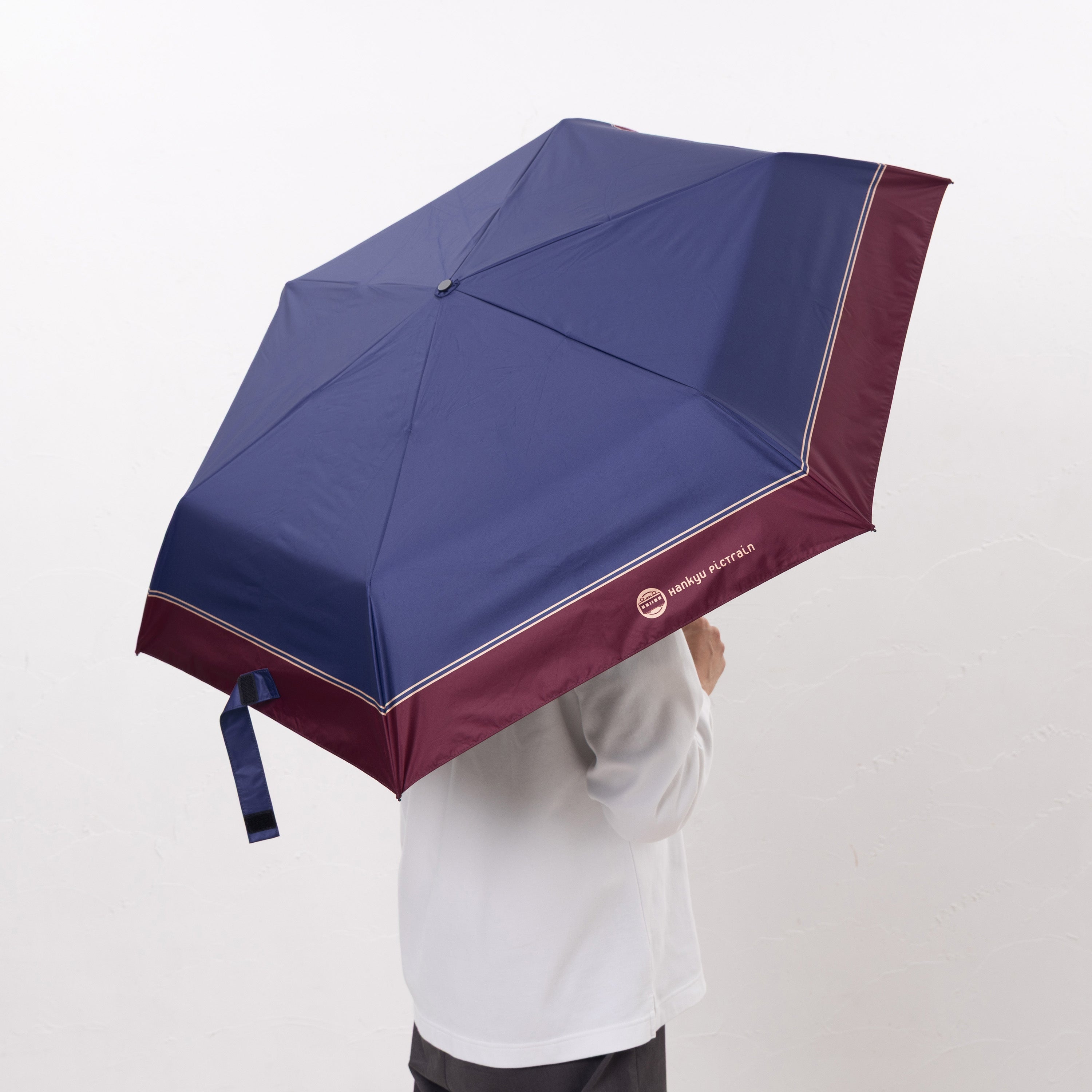 HPT ワンプッシュ折りたたみ傘（晴雨兼用）