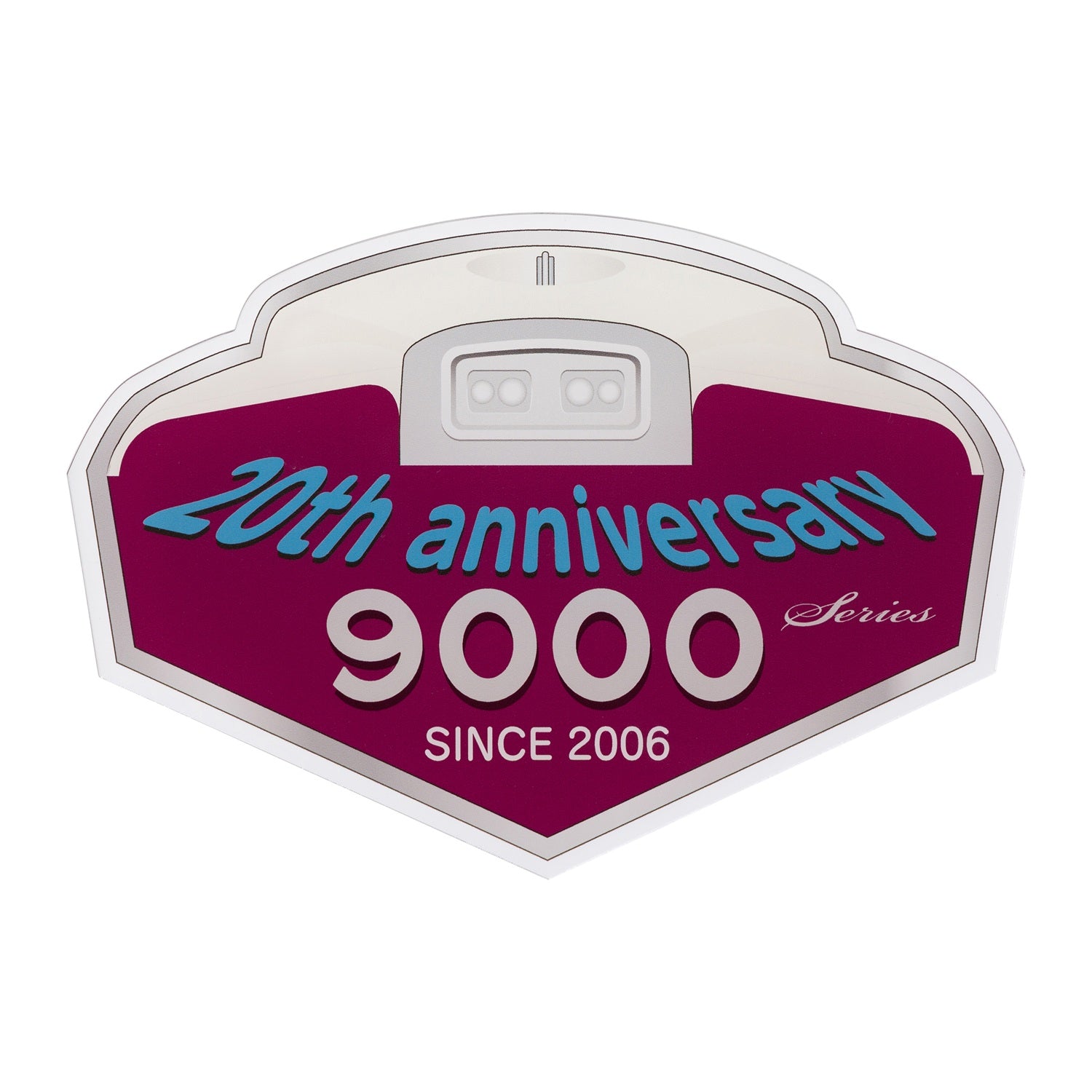 9000系神戸線デビュー20周年記念車内掲出プレート
