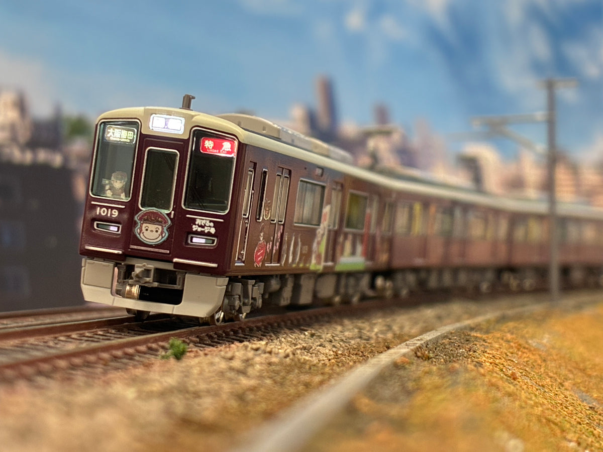 【受注生産】【特典つき】鉄道模型阪急1000系（神戸線・おさるのジョージ号）8両編成セット（動力付き）