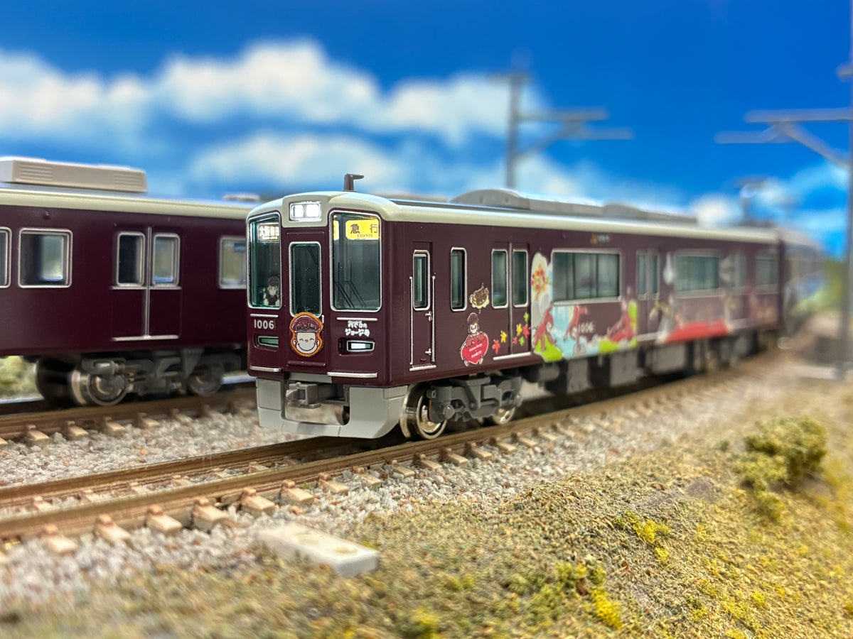 【受注生産】【特典つき】鉄道模型阪急1000系（宝塚線・おさるのジョージ号）8両編成セット（動力付き）