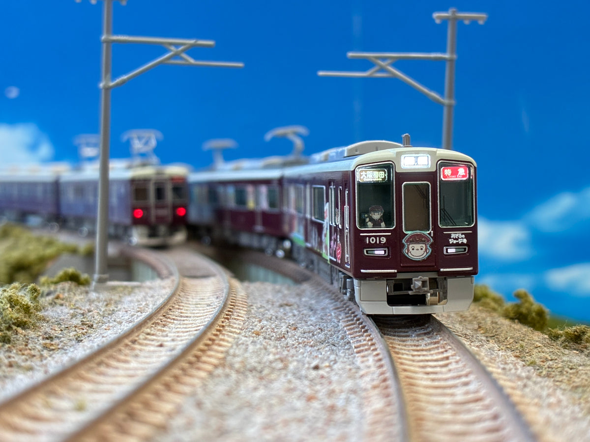 【受注生産】【特典つき】鉄道模型阪急1000系（神戸線・おさるのジョージ号）8両編成セット（動力付き）