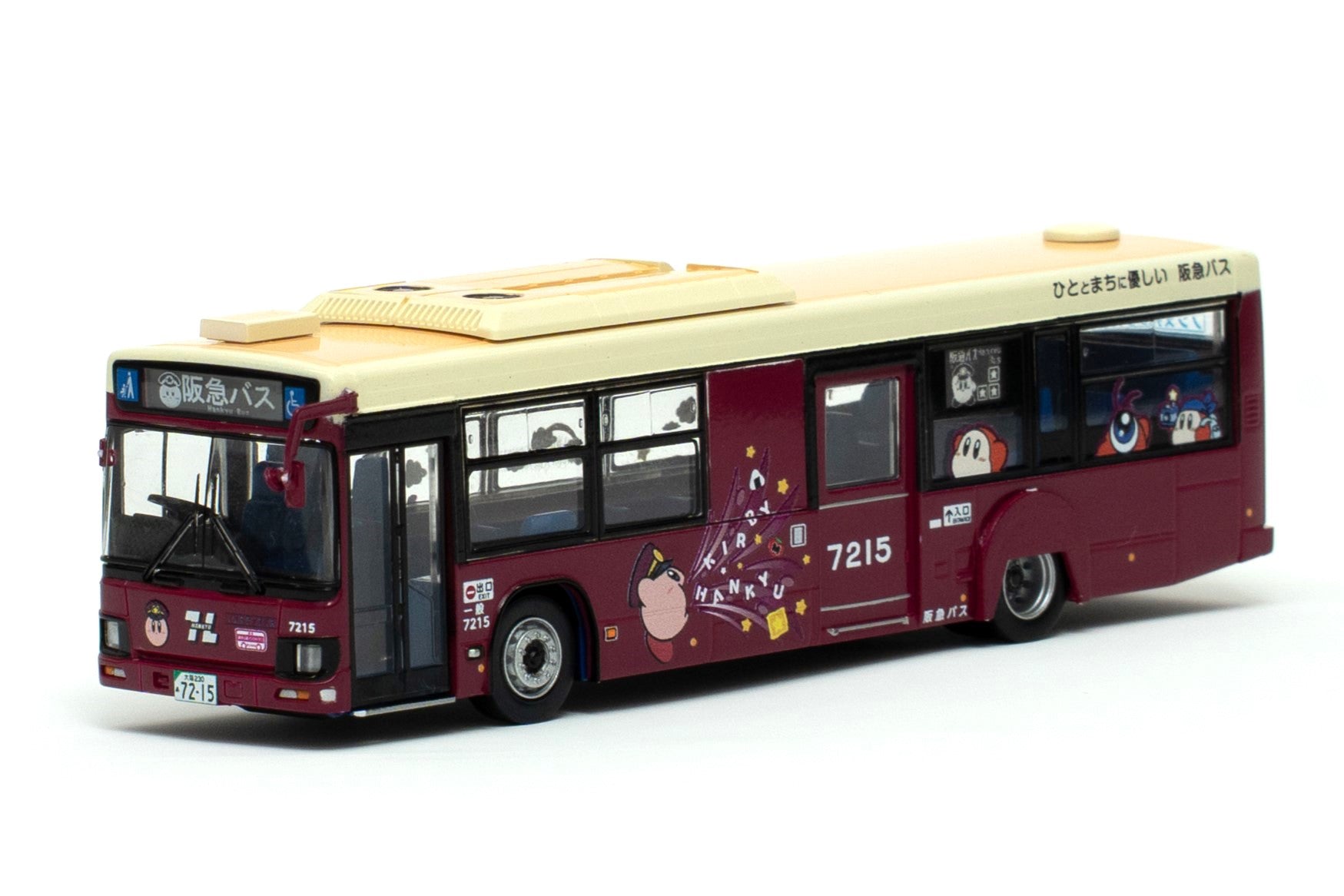 【受注生産】ザ・バスコレクション80 阪急バス 7215号車（吹田）「星のカービィ×阪急電車」ラッピング