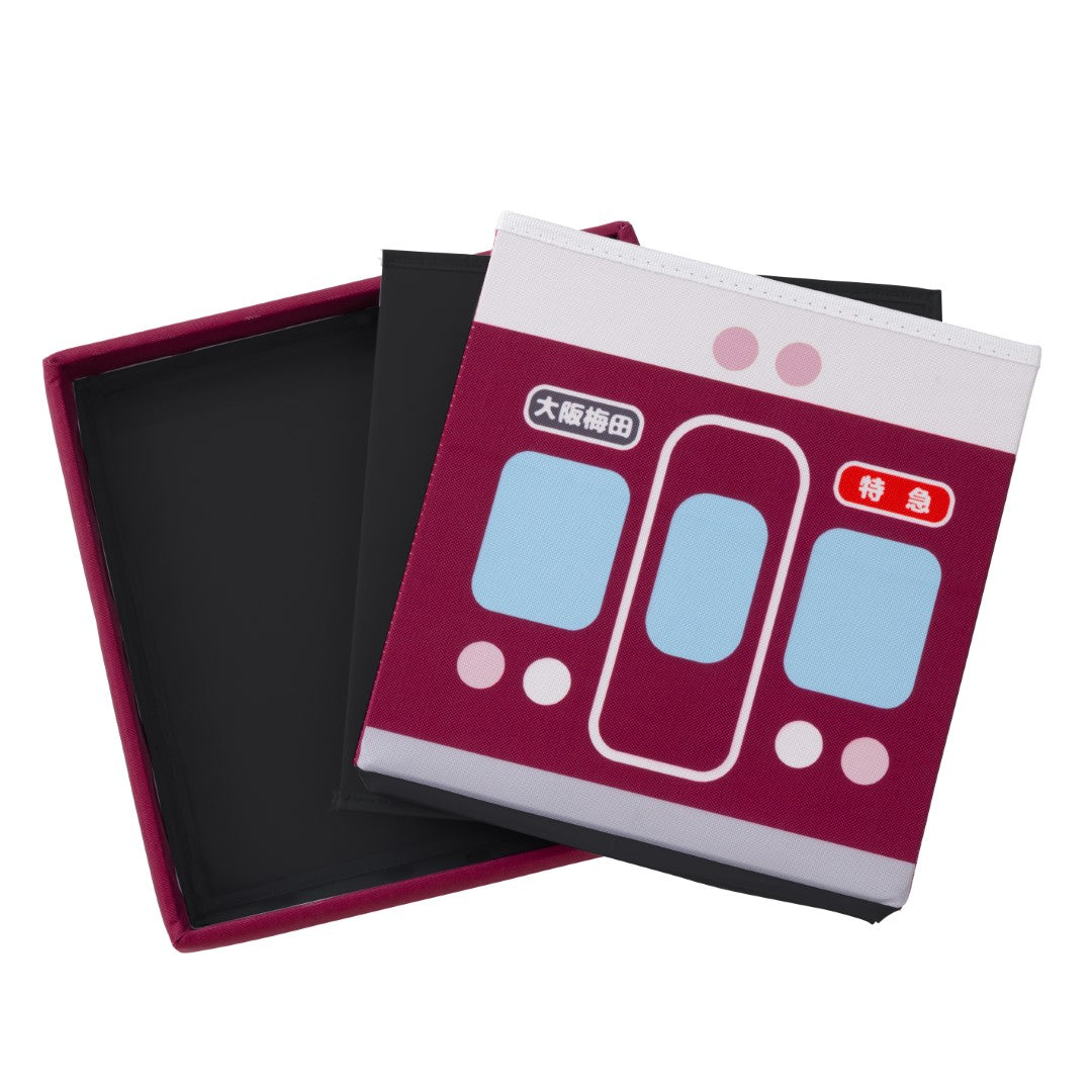 阪急電車 座れる折りたためる収納BOX キッズ 子ども用 ジュニア用