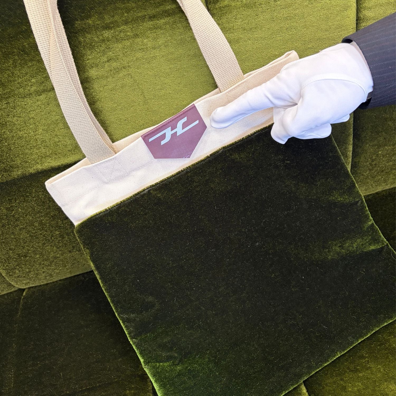 阪急電車アップサイクルトートバッグ