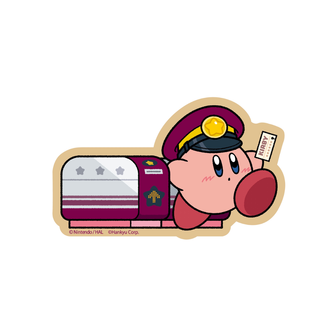 星のカービィ×阪急電車 ステッカー(ランダム12種)単品