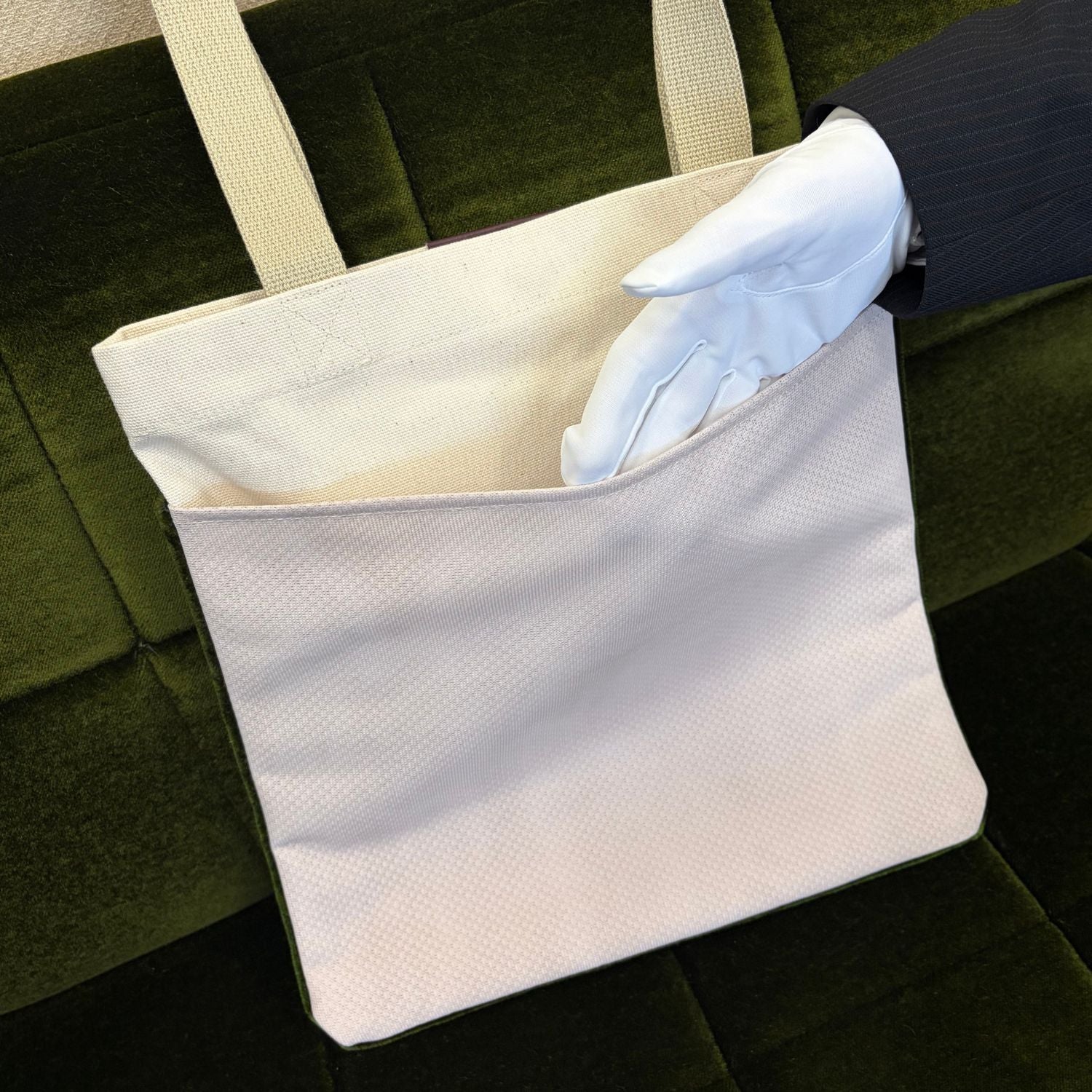 阪急電車アップサイクルトートバッグ