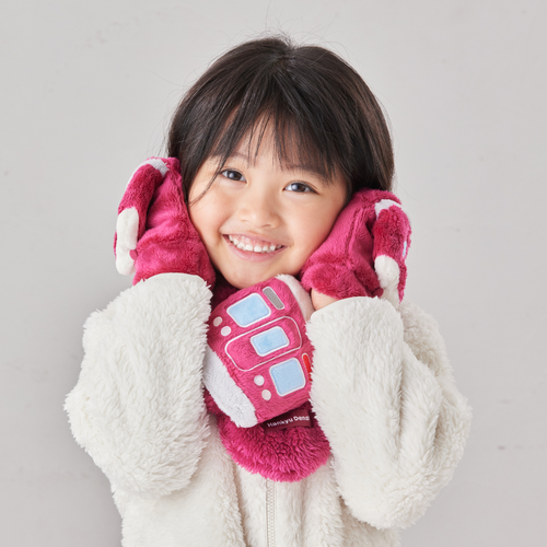 阪急電車 キッズぬいぐるみマフラー こども用 ジュニア用 – HANKYU