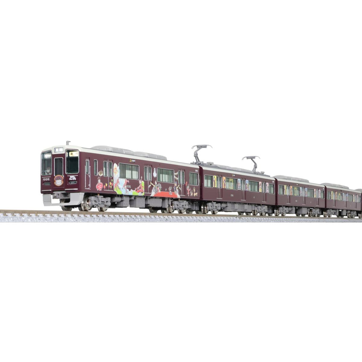 【受注生産】【特典つき】鉄道模型阪急1000系（宝塚線・おさるのジョージ号）8両編成セット（動力付き）