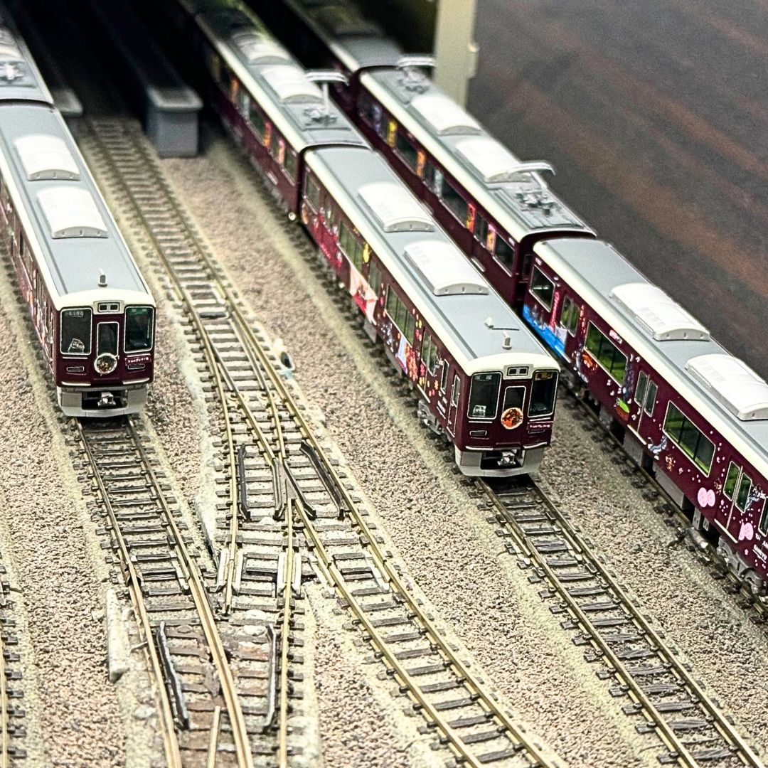 【キャンセル分再販売】【特典つき】鉄道模型阪急1300系（京都線・トムとジェリー号)8両編成セット（動力付き）