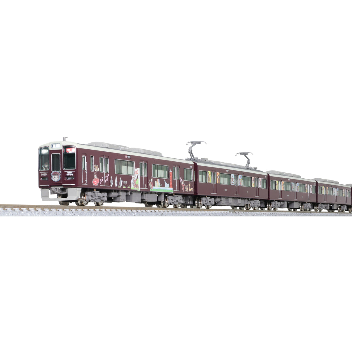 【受注生産】【特典つき】鉄道模型阪急1000系（神戸線・おさるのジョージ号）8両編成セット（動力付き）