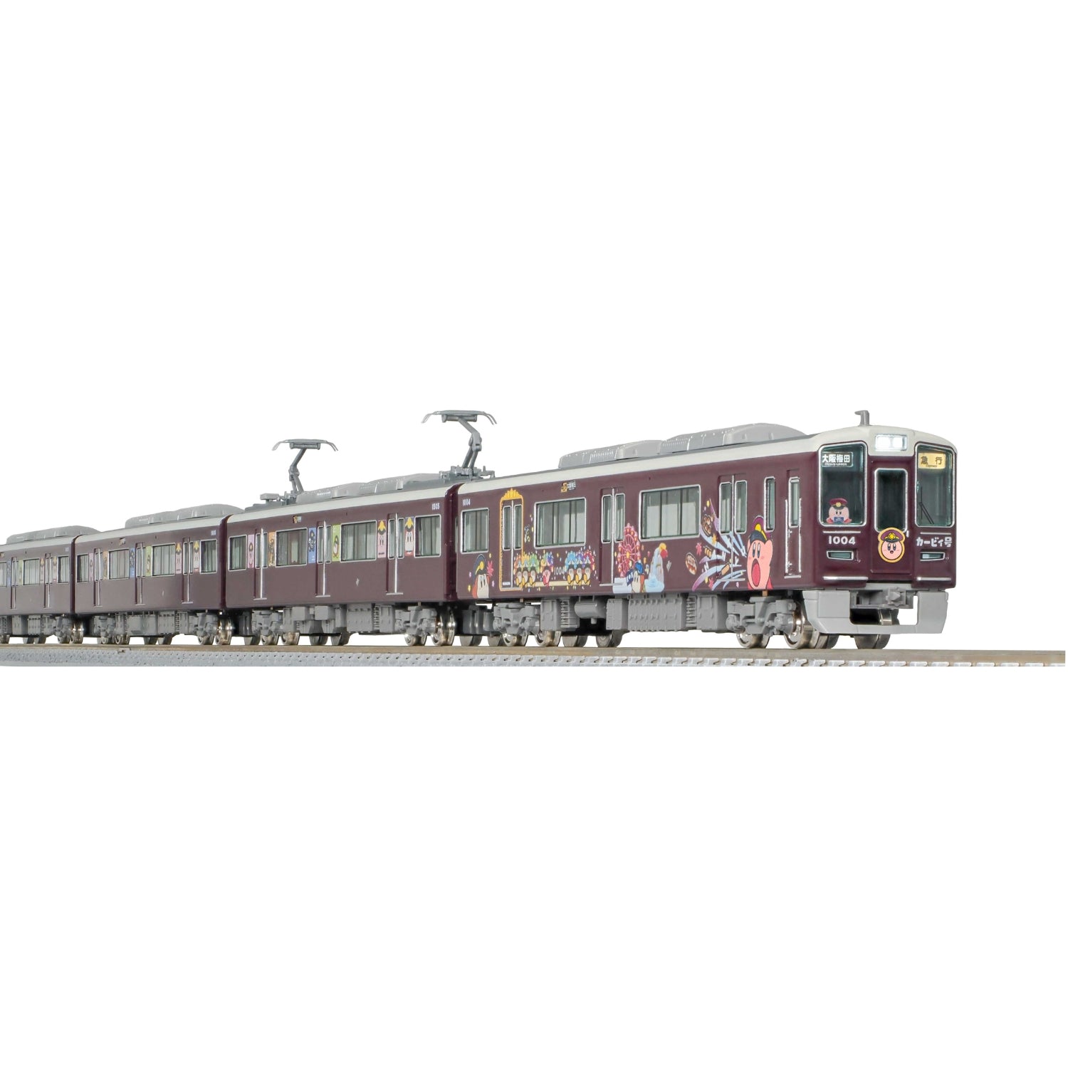 【受注生産】【特典つき】鉄道模型阪急1000系（カービィ号・宝塚線)8両編成セット（動力付き）